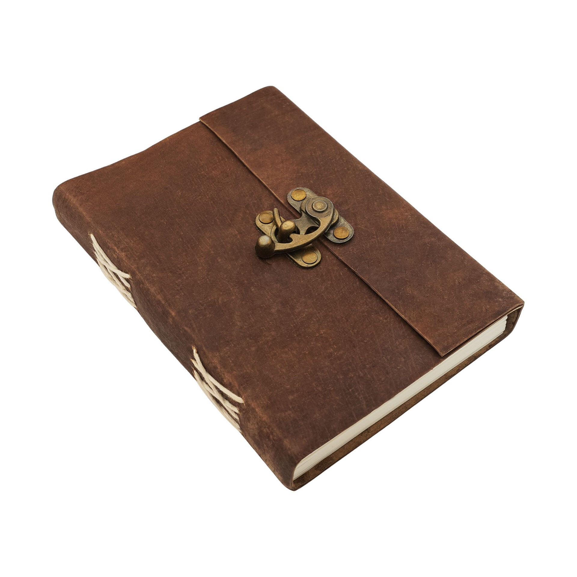Imagen única de: Diario Medieval de Cuero con Cerradura Diario Artesanal de Cuero Auténtico