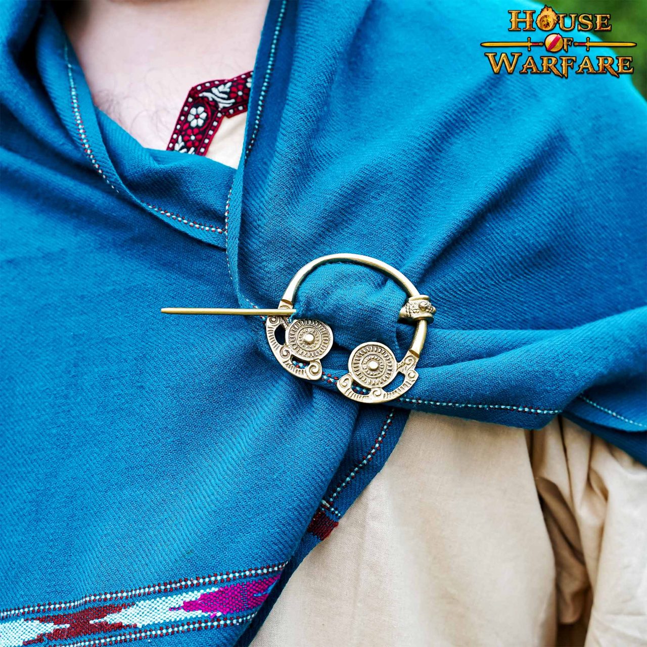 Imagen única de: Alfiler de Capa Romano de Latón del Siglo I-ii Broche para Prendas Históricas