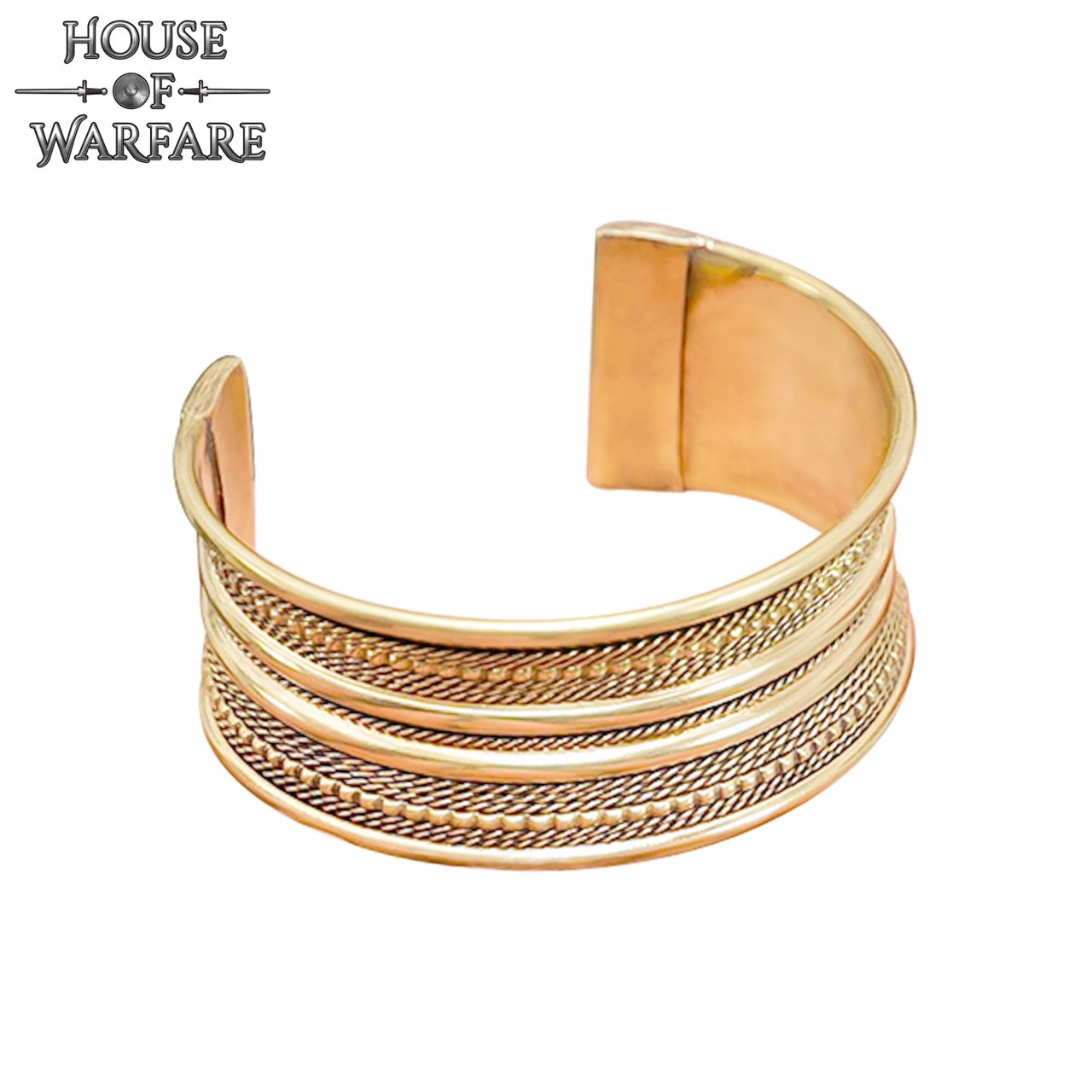 Imagen única de: Pulsera Medieval de Latón Macizo Fantasía