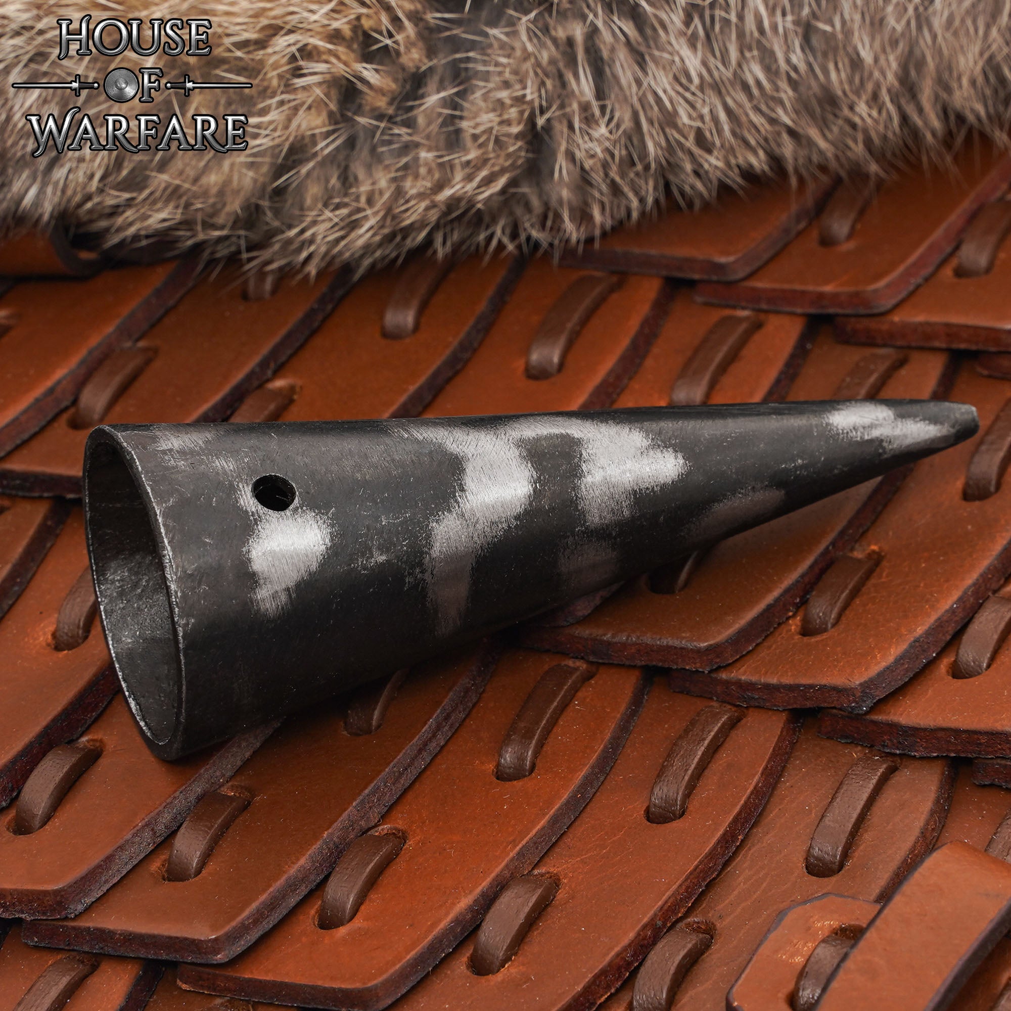 Punta de Lanza Forjada a Mano - Virola Romana para Cañas de Madera - Imagen 29