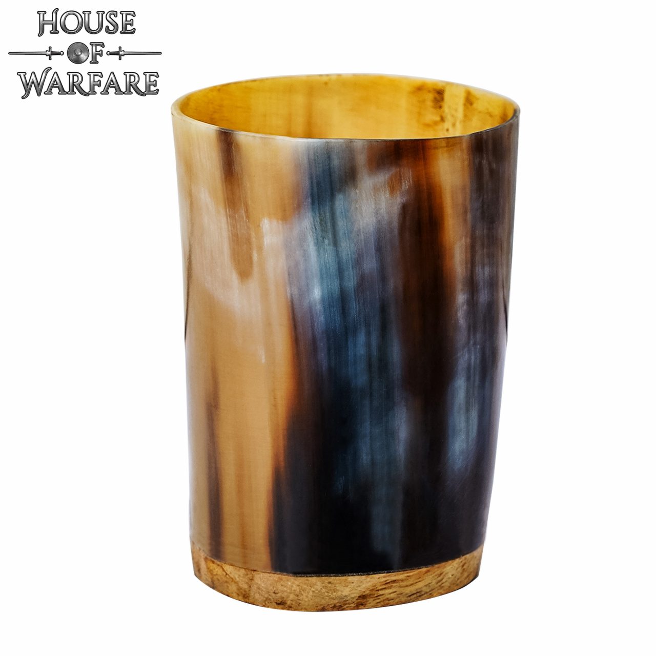 Imagen única de: Vaso de Chupito de Cuerno Hecho a Mano Vajilla de Cuerno Auténtico