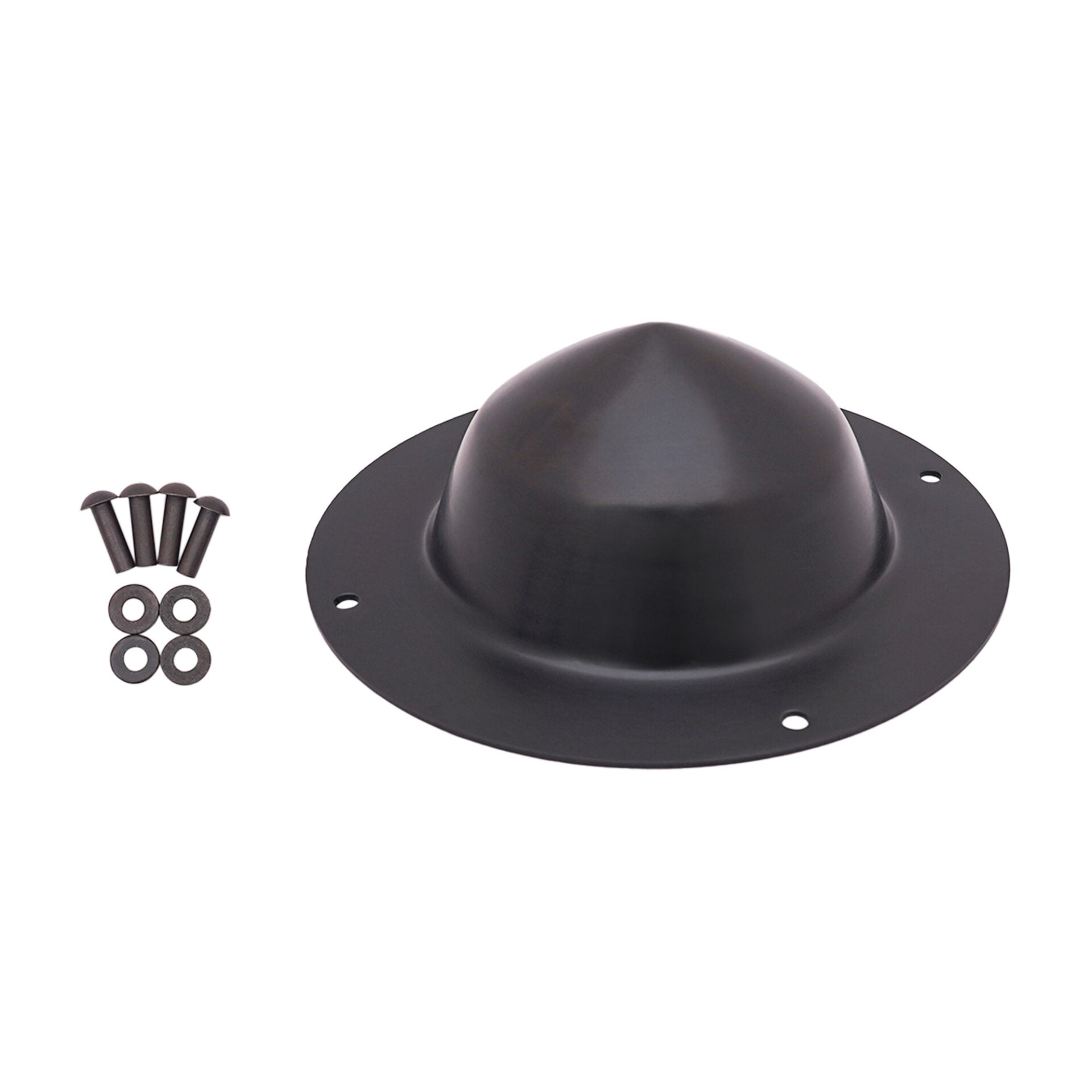 Imagen única de: Jefe Escudo Medieval Negro, Acero 1,8 Mm, Listo para la Batalla