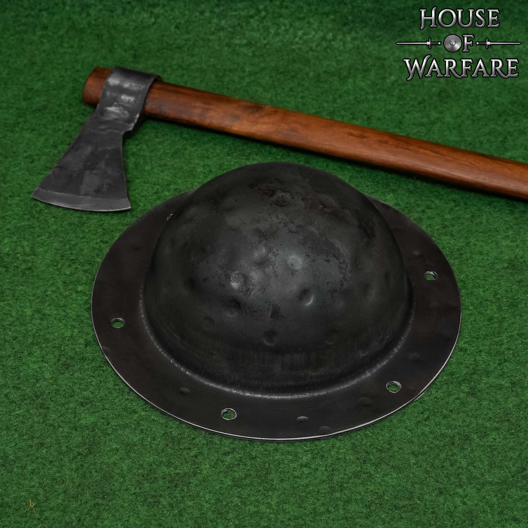 Imagen única de: Jefe de Escudo Negro, Acero de 1,8 Mm, Listo para la Batalla