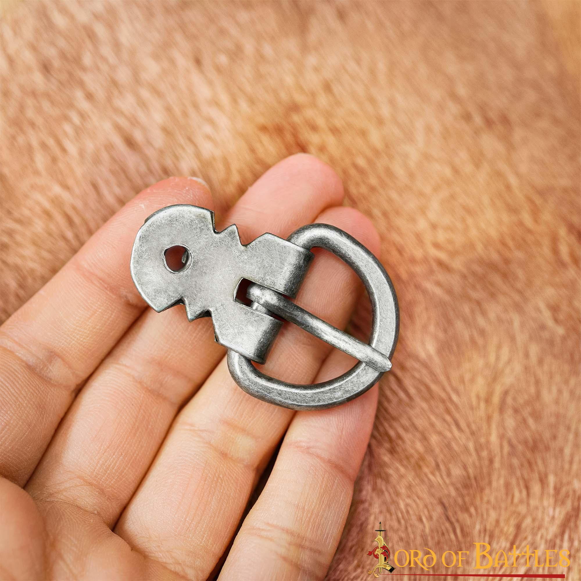 Imagen única de: Juego de Hebillas para Armadura de Placas Medieval - Hierro Ennegrecido Forjado a Mano (juego de 5)