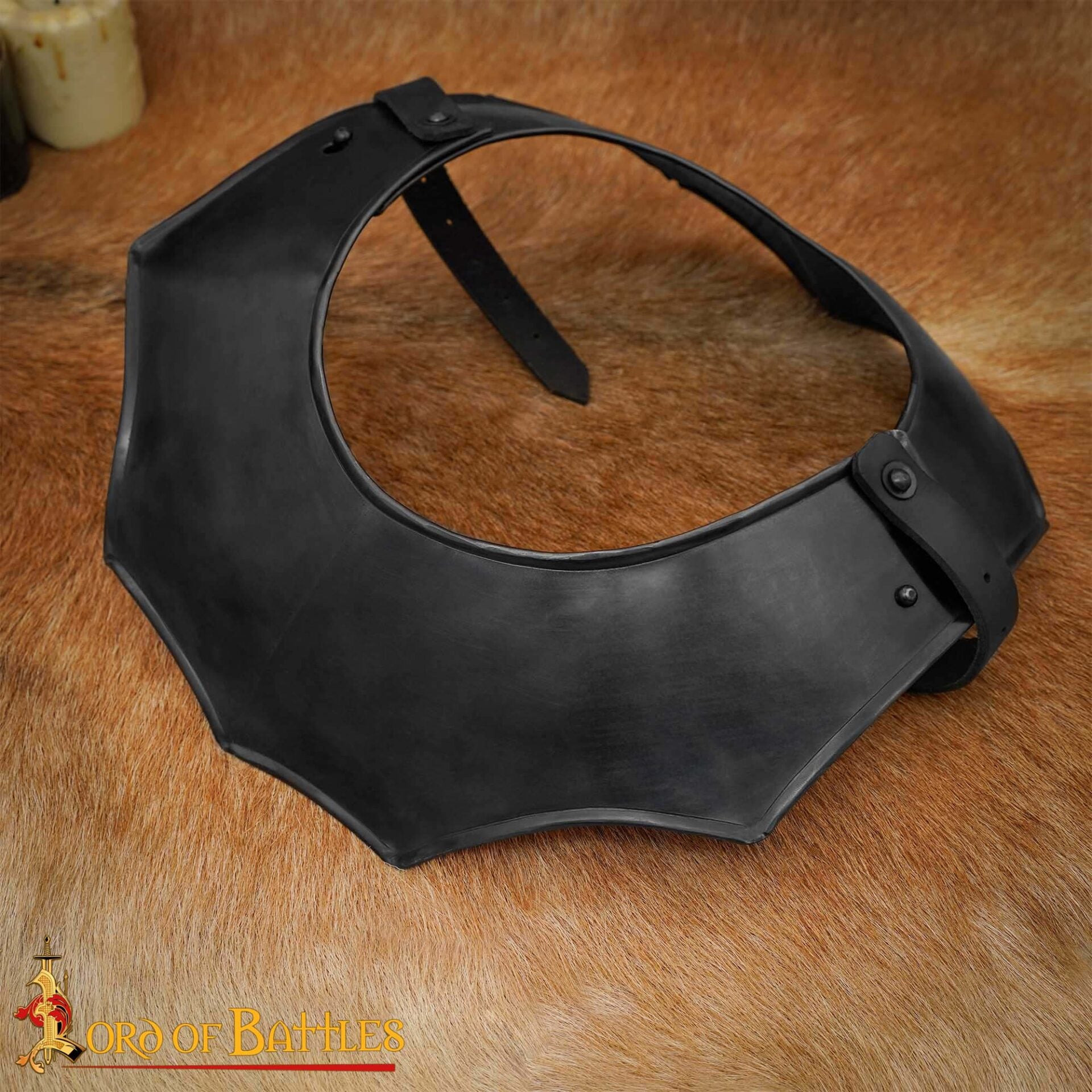 Imagen única de: Gorget de Acero Medieval de Caballero Vengador