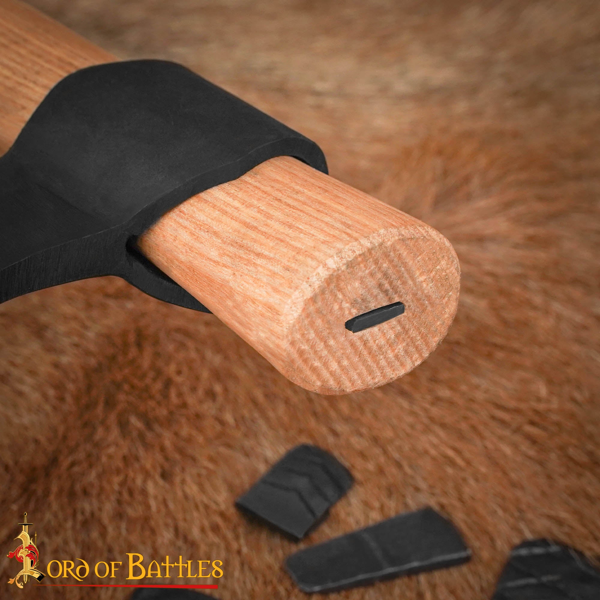 Imagen única de: Juego de Cuñas para Hacha de Acero Forjado a Mano - Cuñas Texturizadas de 6 Piezas para Ajuste de Hachas y Martillos