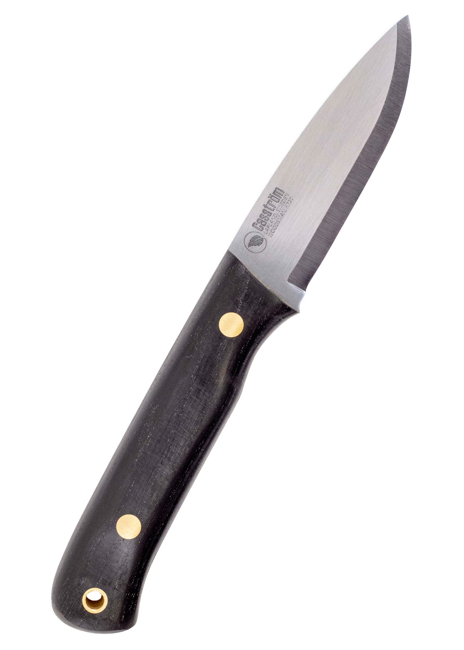 Imagen única de: Cuchillo Fijo Woodsman, Roble Pantanoso, Con Acero Resistente Al Fuego, Casström