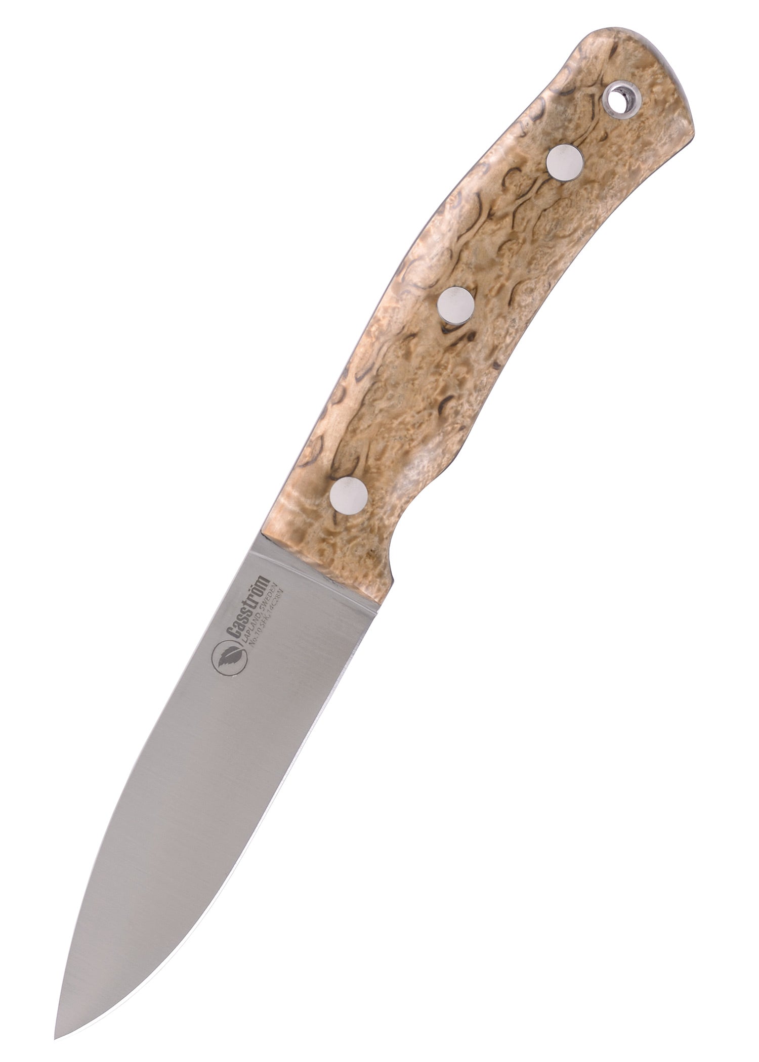 Imagen única de: Cuchillo Fijo Bosque Sueco, Abedul Rizado Estabilizado