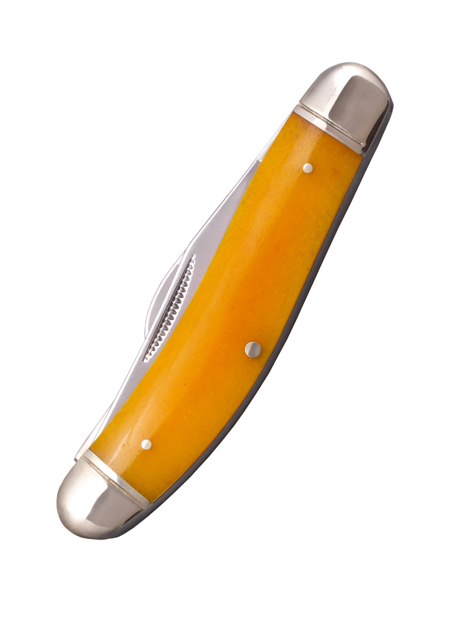 Imagen única de: Navaja De Bolsillo Para Caballero Stockman, Mango De Hueso Amarillo