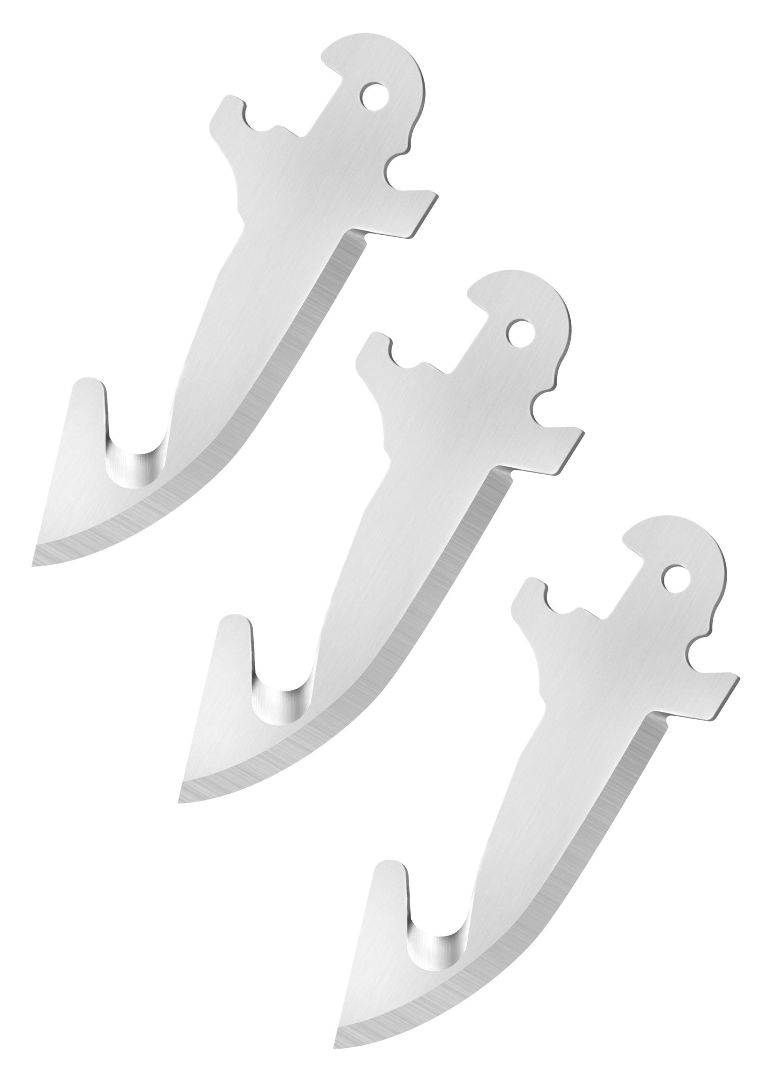 Imagen única de: Cuchillas De Repuesto Click-n-cut, Cuchillas Con Gancho Para Tripa, Paquete De 3