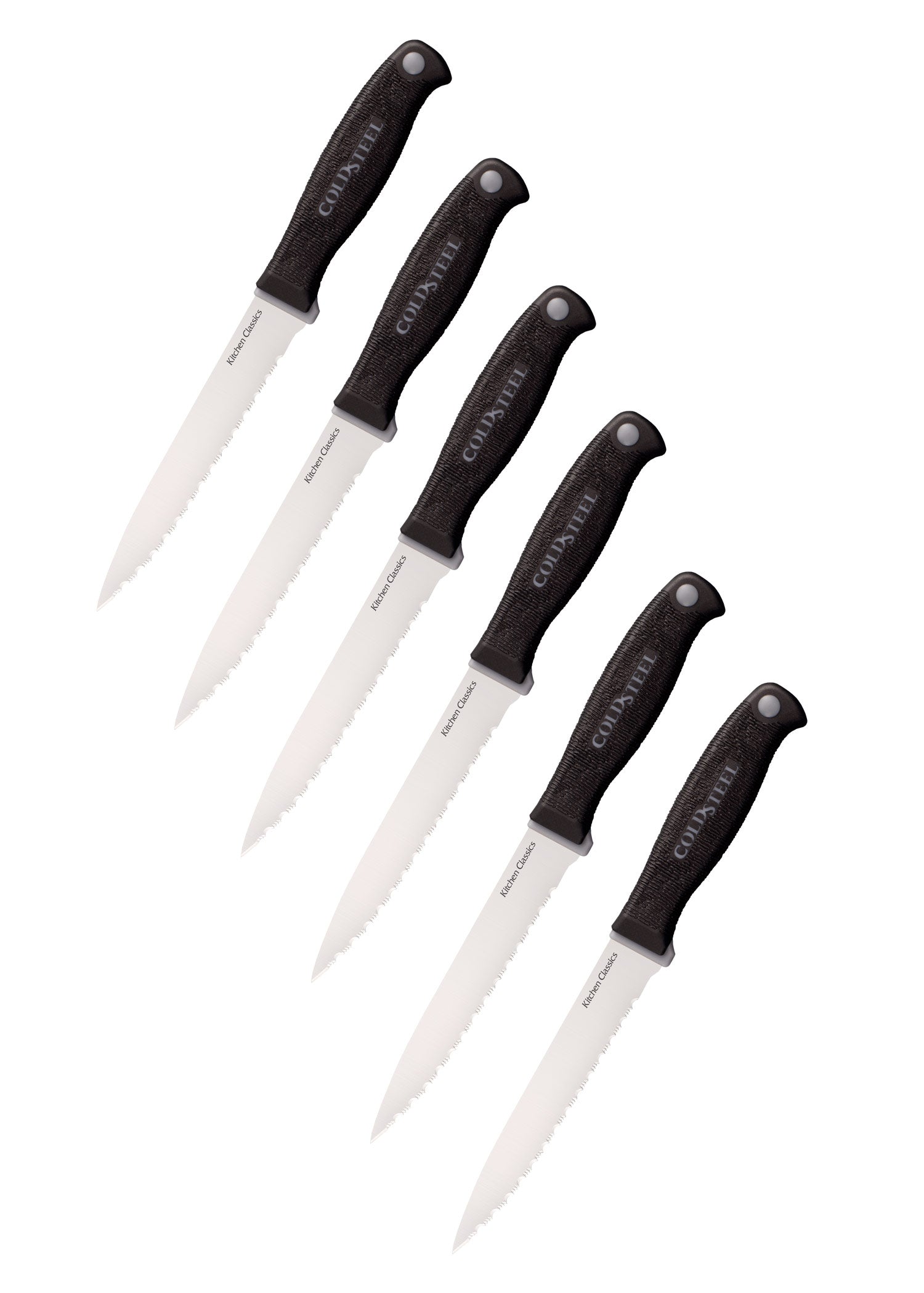 Imagen única de: Juego De 6 Cuchillos Para Carne, Kitchen Classics, Con Mangos Optimizados