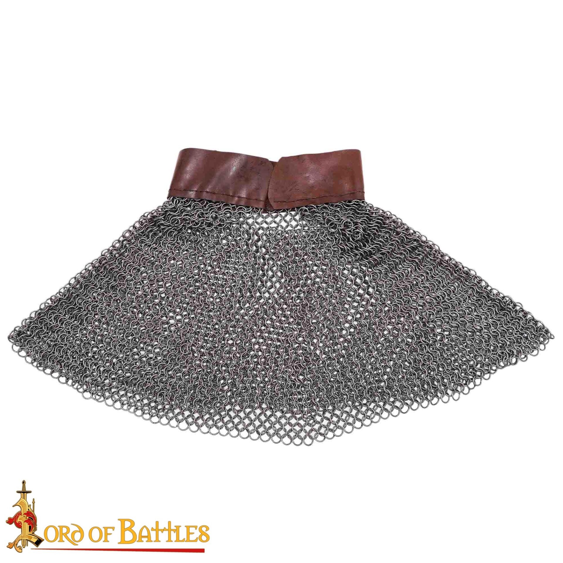 Cota de Malla Aventail - 9mm 16 Gauge High Tensile Wire, Spring Butted Mail - Imagen 4