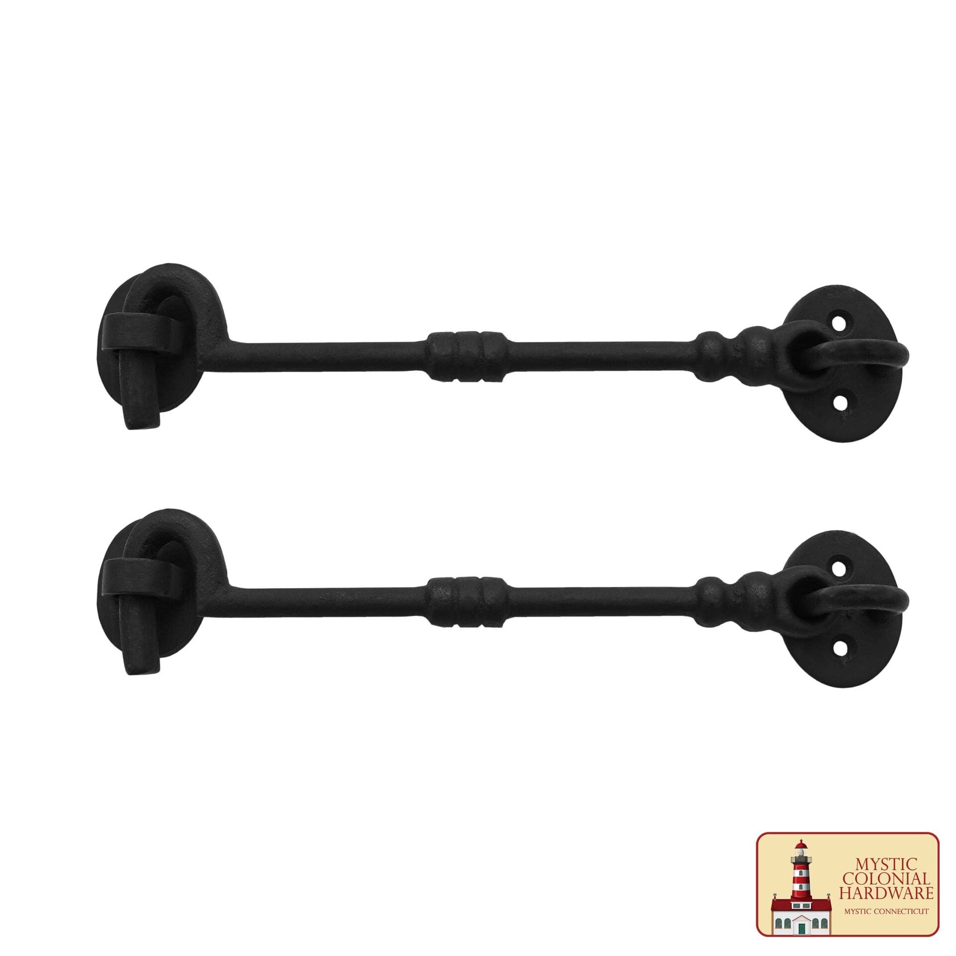 Imagen única de: Cabin Hook Eye 7" Long Large Decorative Hook Latches For Cabinet Window Kitchen Sliding Or Barn Doors