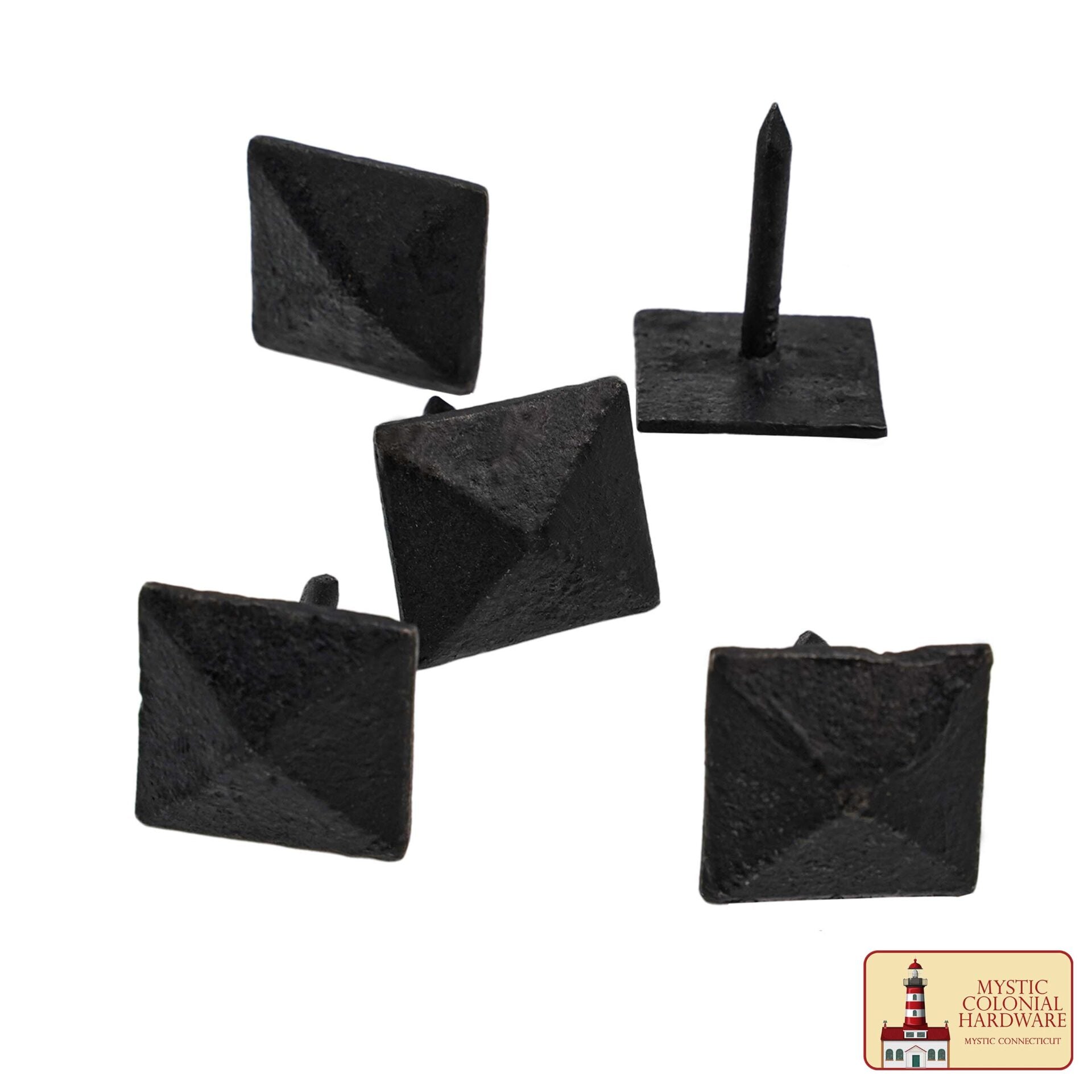 Imagen única de: Clavos Decorativos, Forjados a Mano - Juego de 6