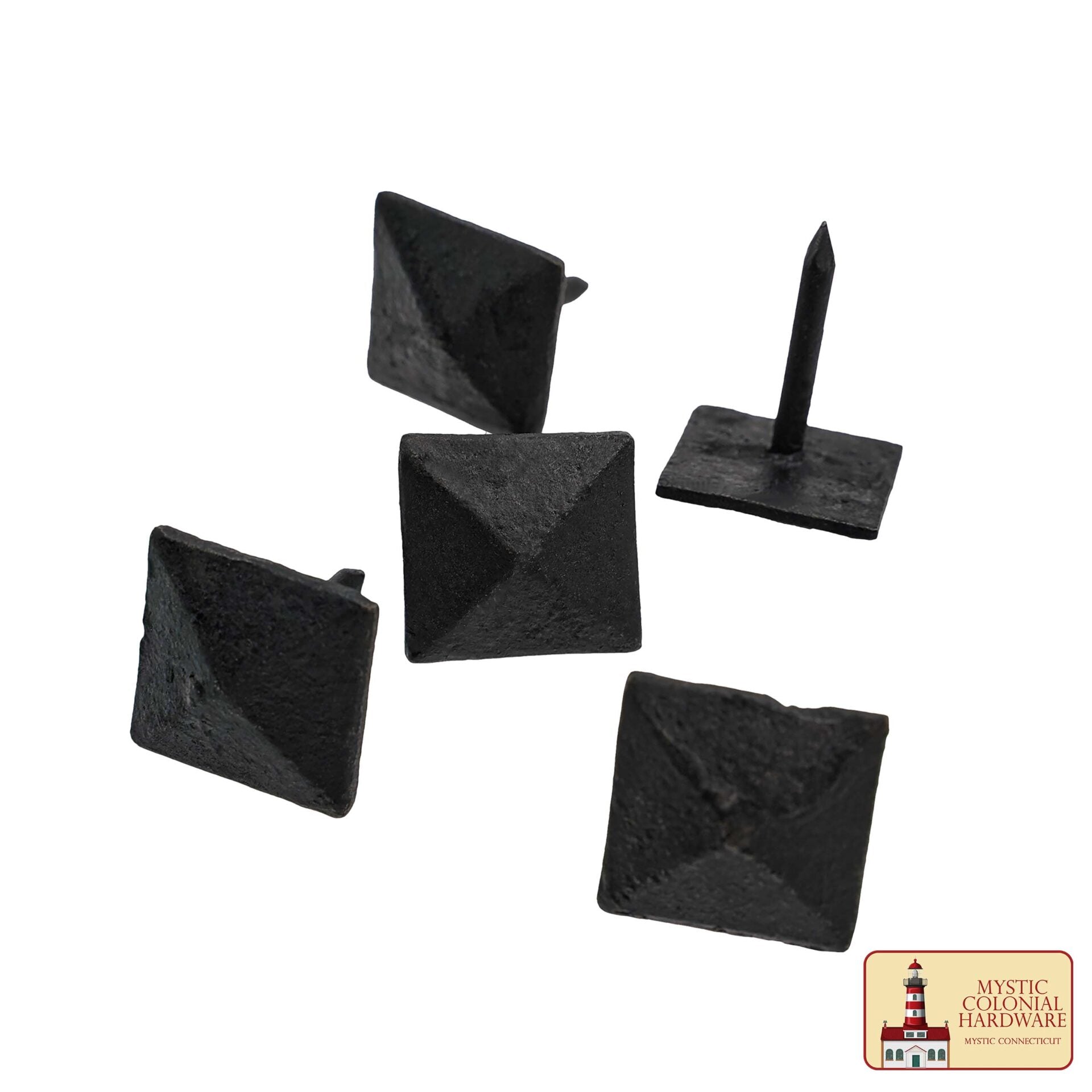 Imagen única de: Clavos Decorativos, Forjados a Mano - Juego de 6