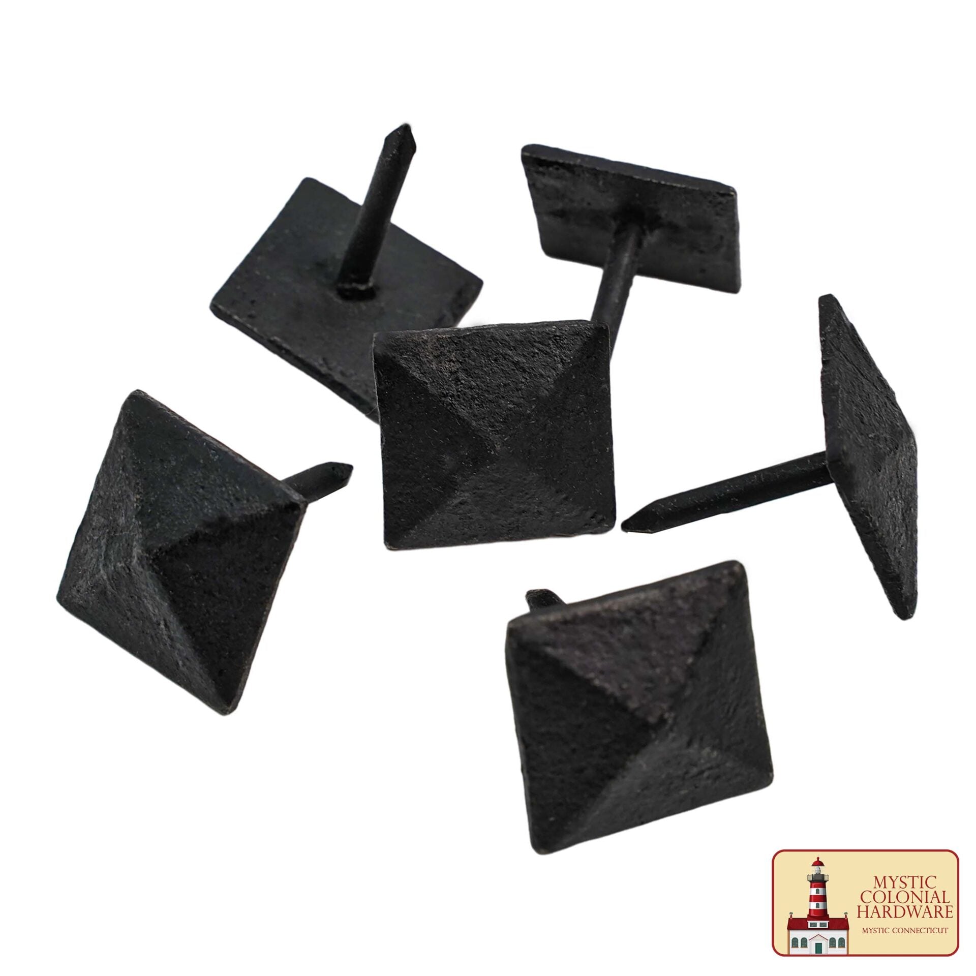 Imagen única de: Clavos Decorativos, Forjados a Mano - Juego de 6