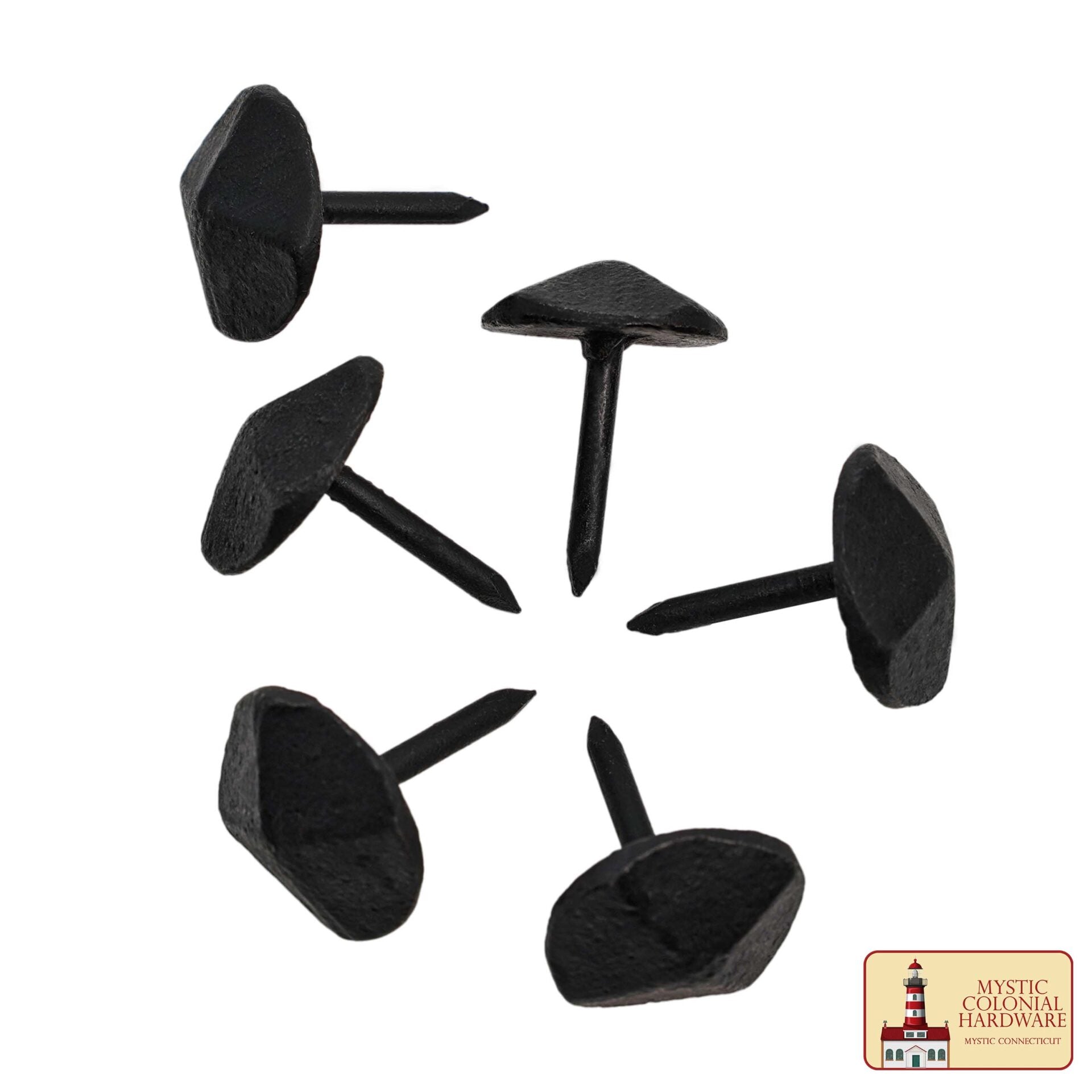 Imagen única de: Clavos Clavos Decorativos de Hierro, Forjados a Mano, Acabado Ennegrecido Al Aceite Natural