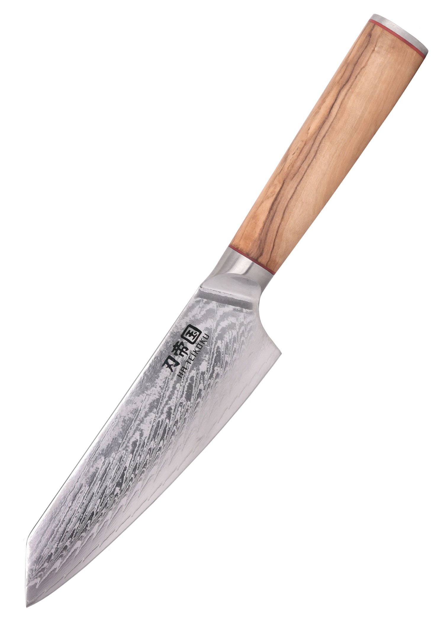 Imagen 1 - Cuchillo De Chef, Longitud De Hoja De 16,5 Cm, Acero Damasco