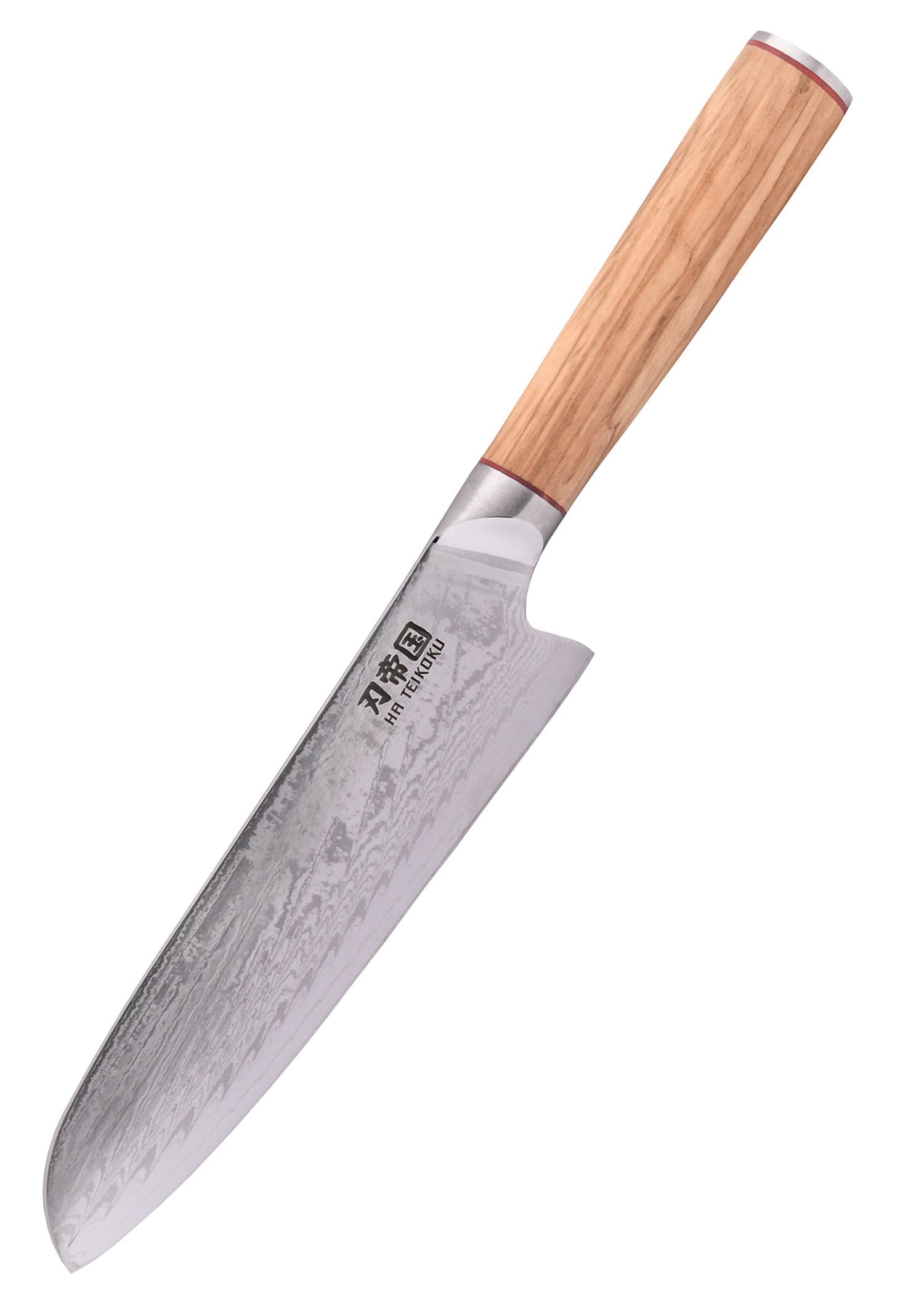 Imagen única de: Santoku, Acero De Damasco