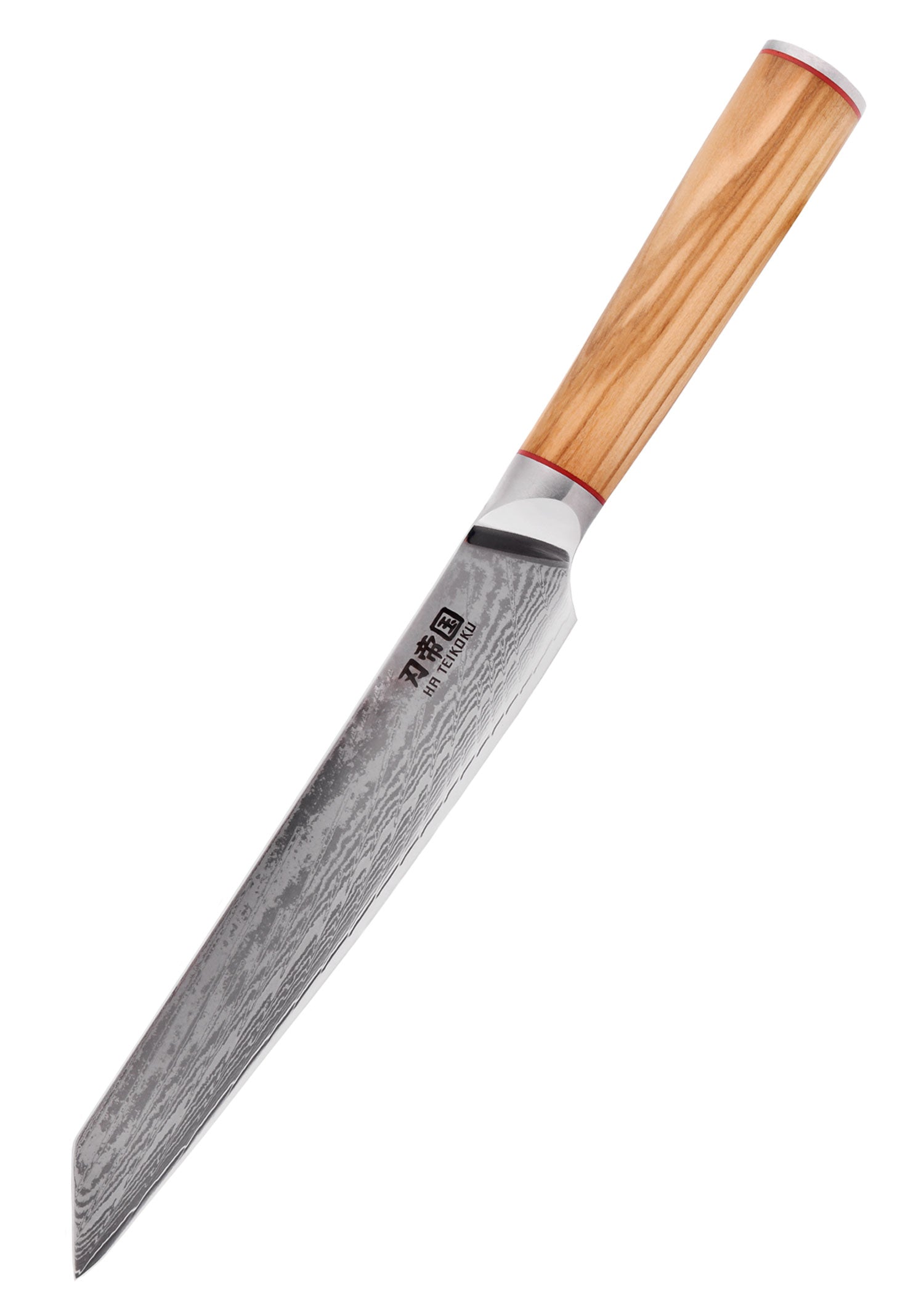 Imagen única de: Cuchillo Jamonero, Acero Damasco