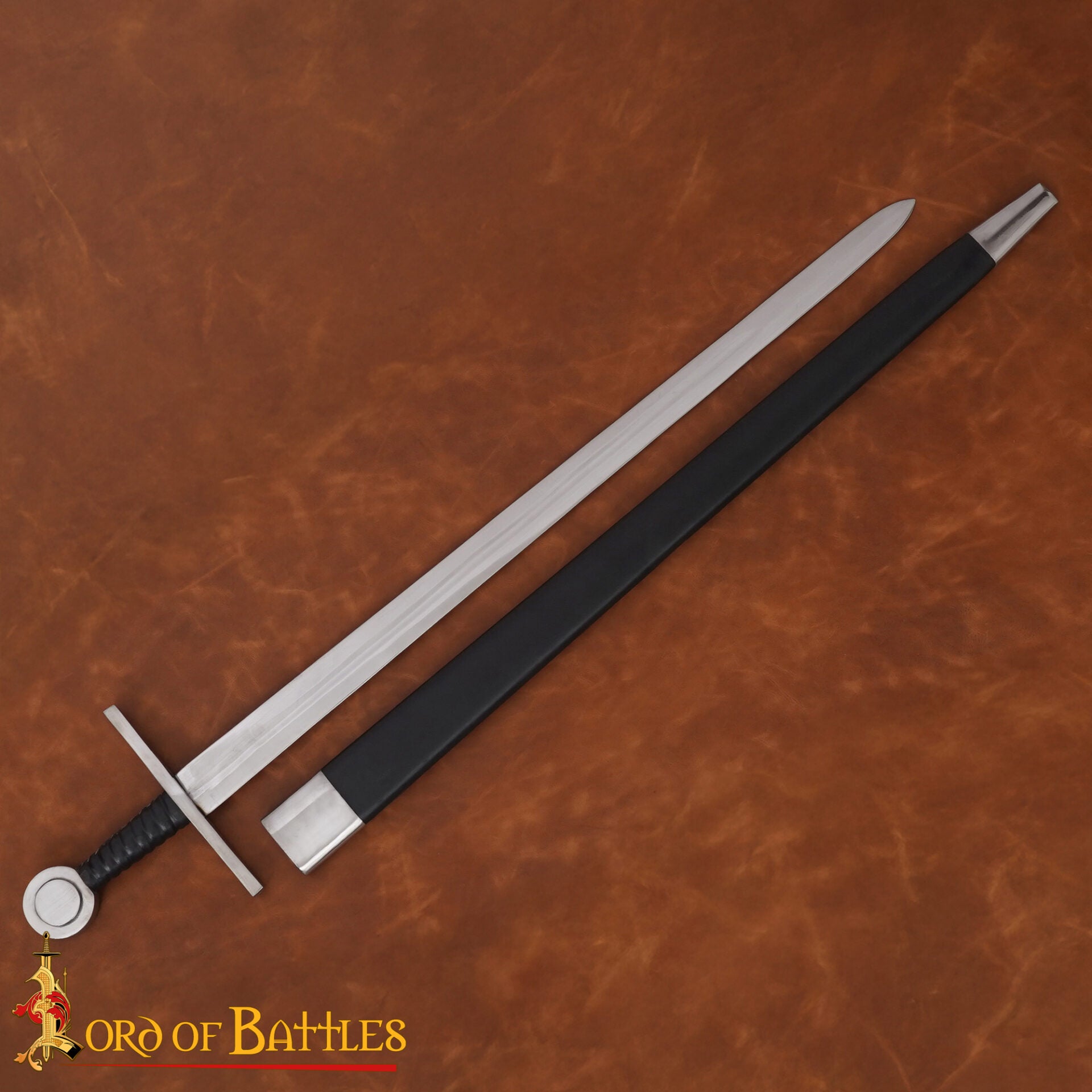 Imagen única de: Espada Vikinga Decorativa Réplica Histórica Forjada a Mano con Vaina