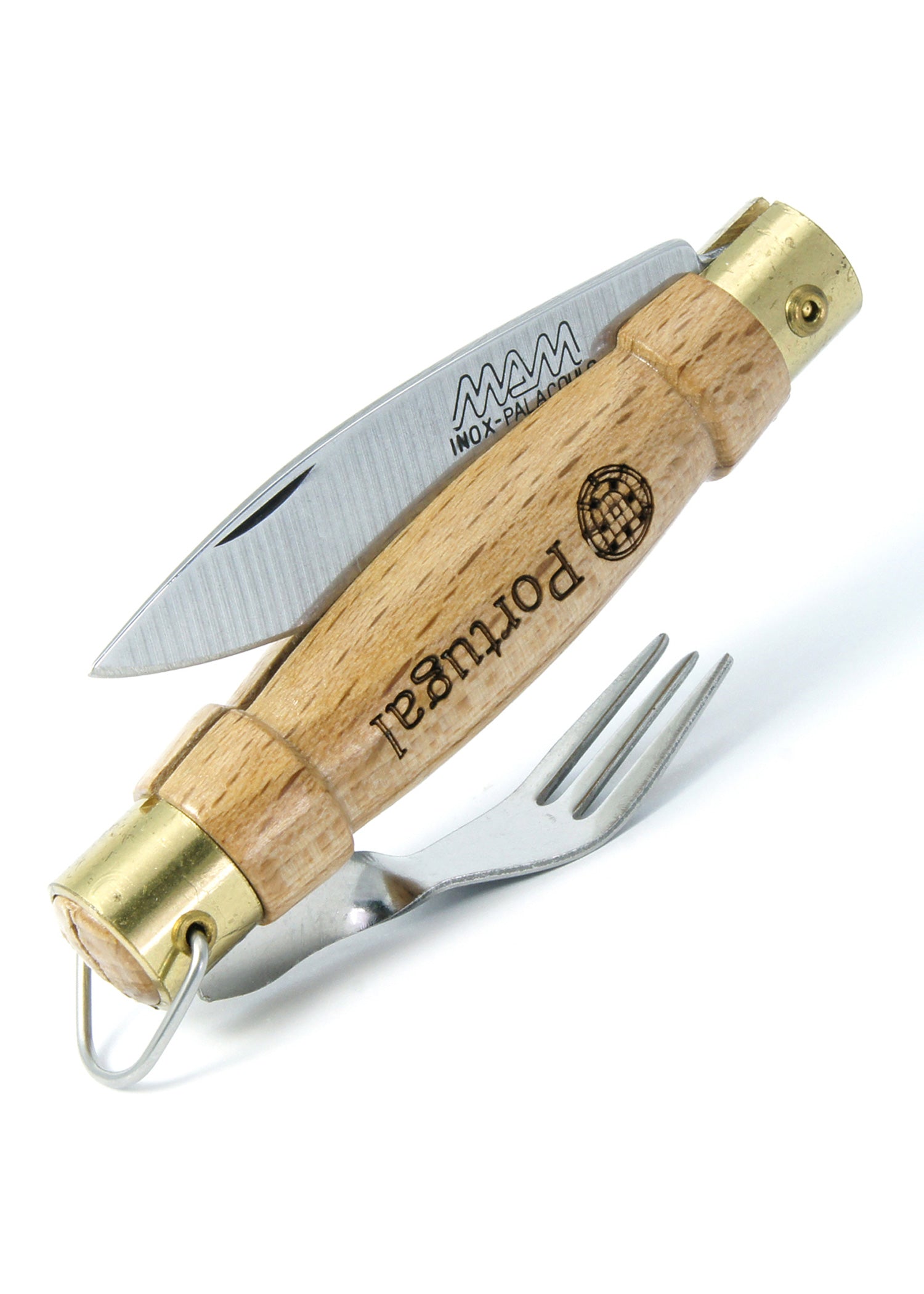 Imagen única de: Navaja De Bolsillo Con Tenedor Y Llavero.