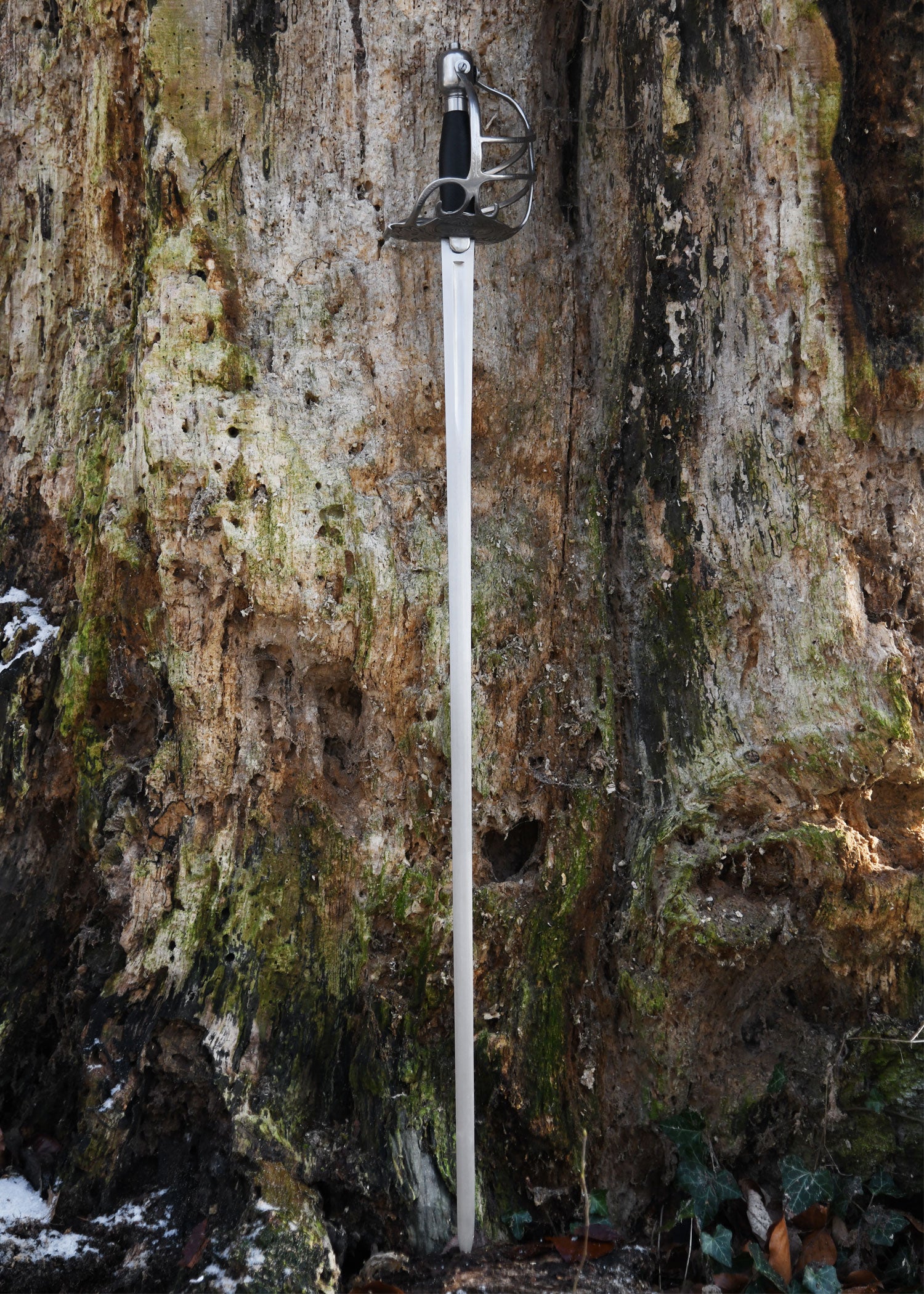 Imagen única de: Espada De Cesta Mortuoria, Adecuada Para Espectáculo De Combate, Categoría-B