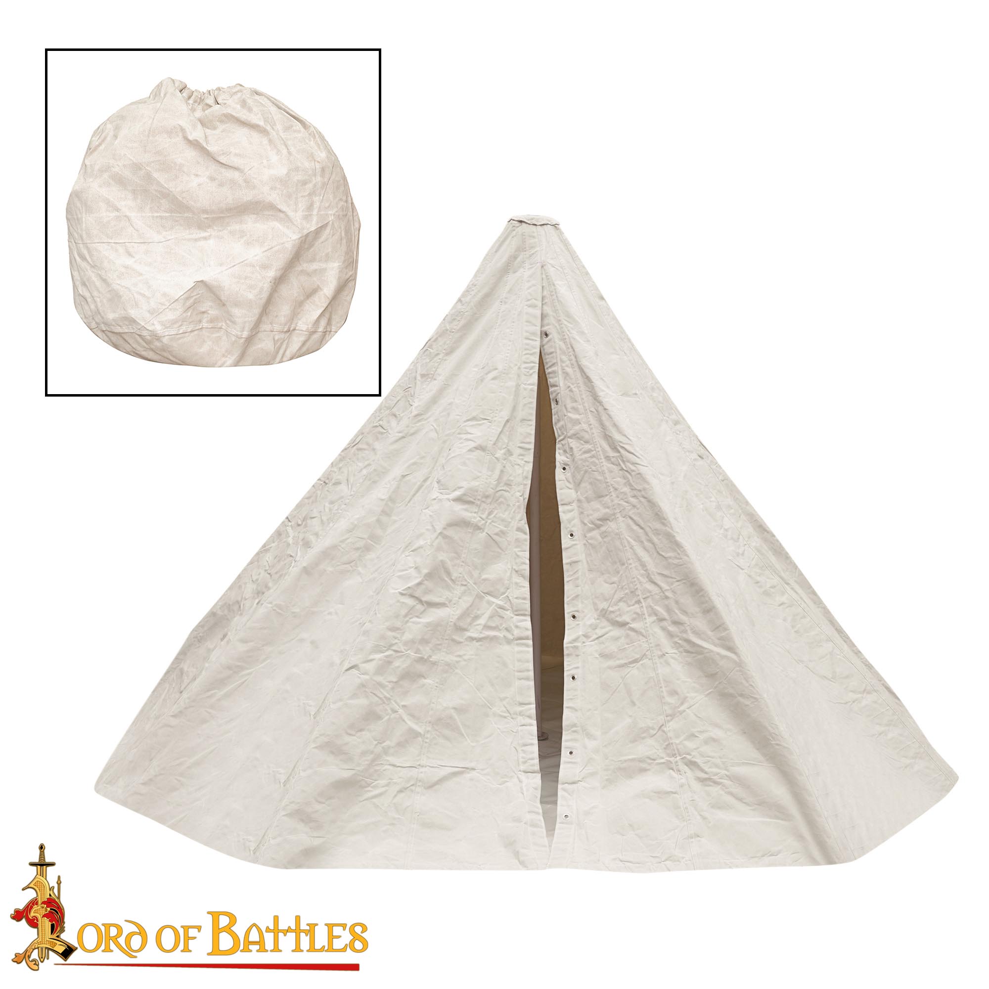 Tienda de Lona Cónica Medieval | Refugio de Camping - Imagen 4