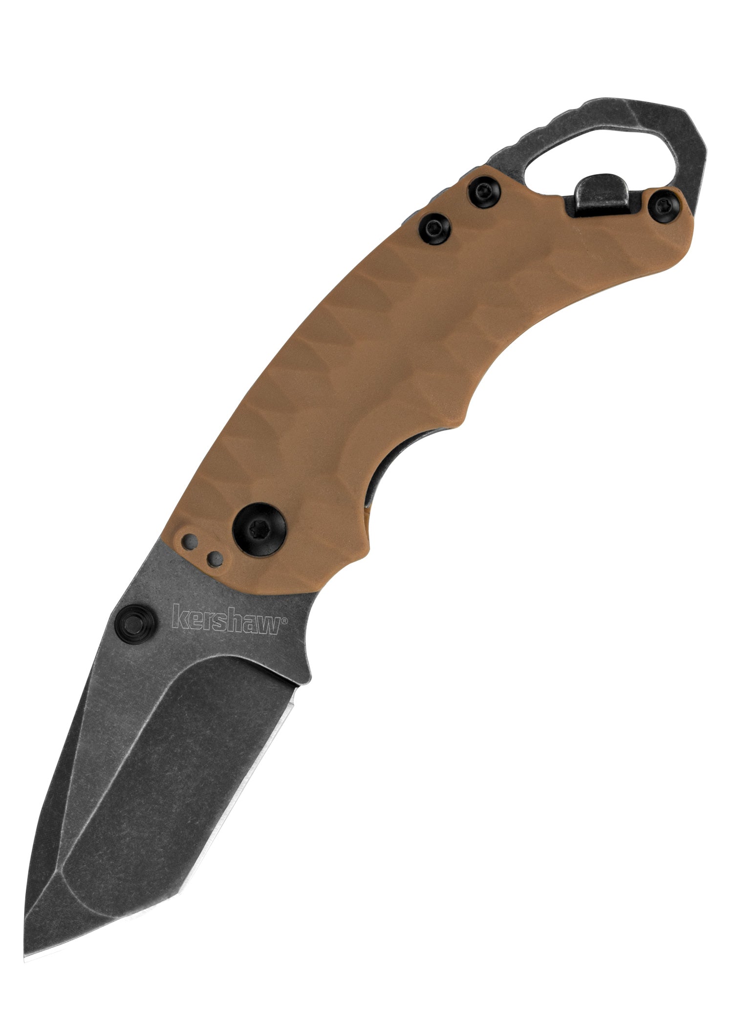 Imagen 1 - Navaja Kershaw Shuffle Ii, Marrón Claro, Blackwash