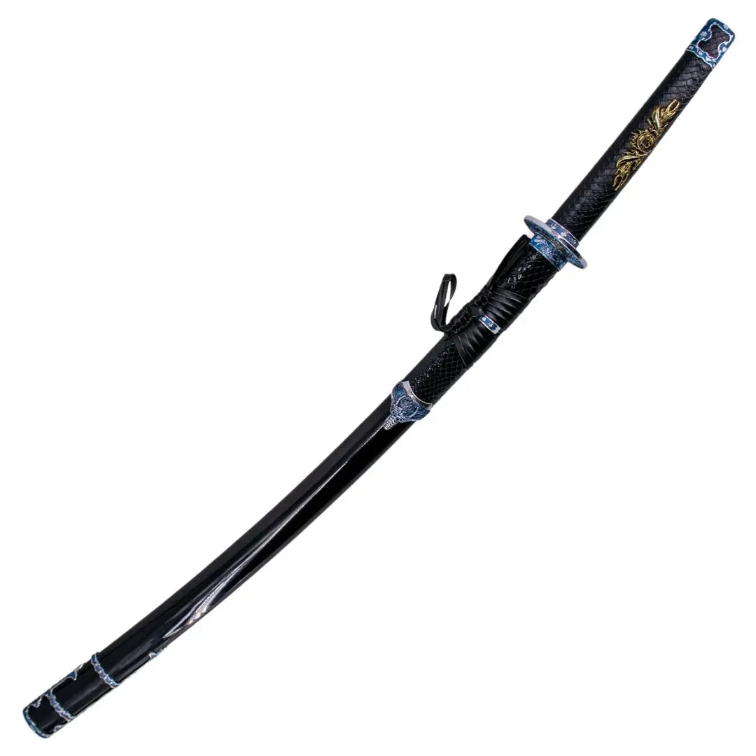 Imagen única de: Katana Funcional Decorada Negra S2023H