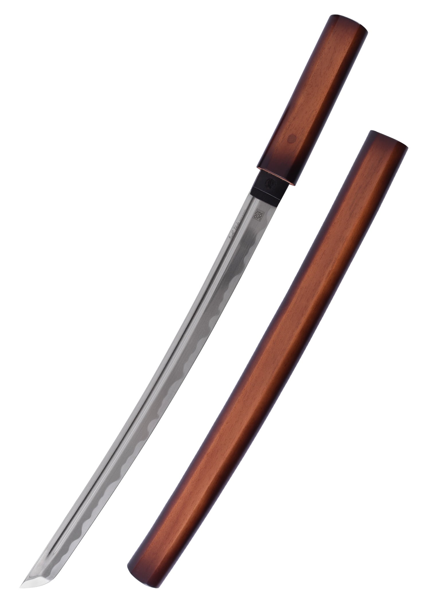 Imagen 1 - Wakizashi Con Madera - Shirasaya, Oscuro, Marto 