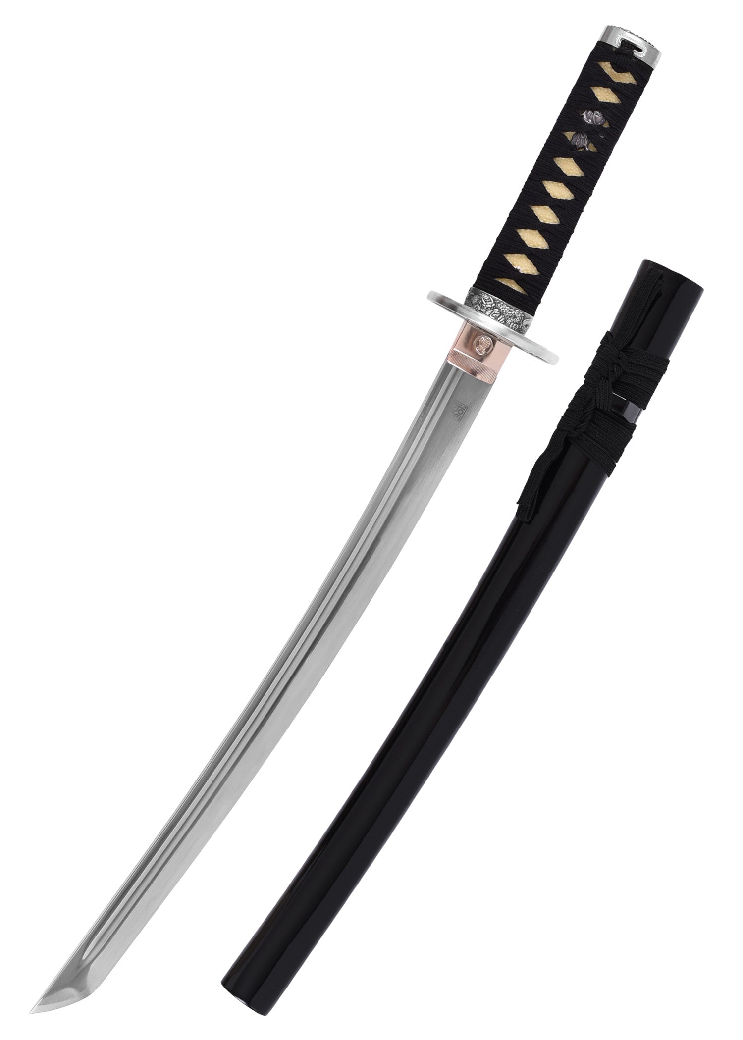 Imagen única de: Wakizashi Con Vaina De Madera Negra, Marto