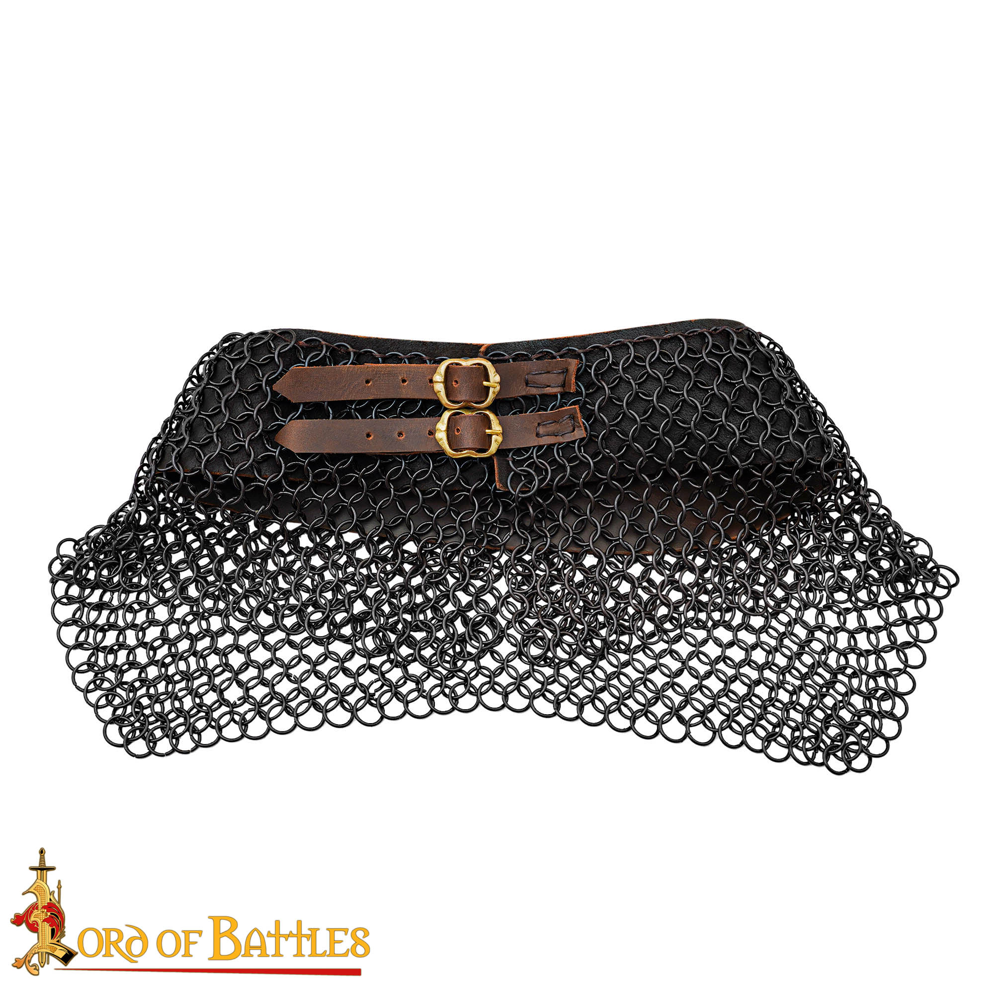 Imagen única de: Gorget de Cota de Malla / Estándar - 10mm Butted Round Ring - 16 Gauge, Mild Steel - Ideal For Stage Combat & Reenactments