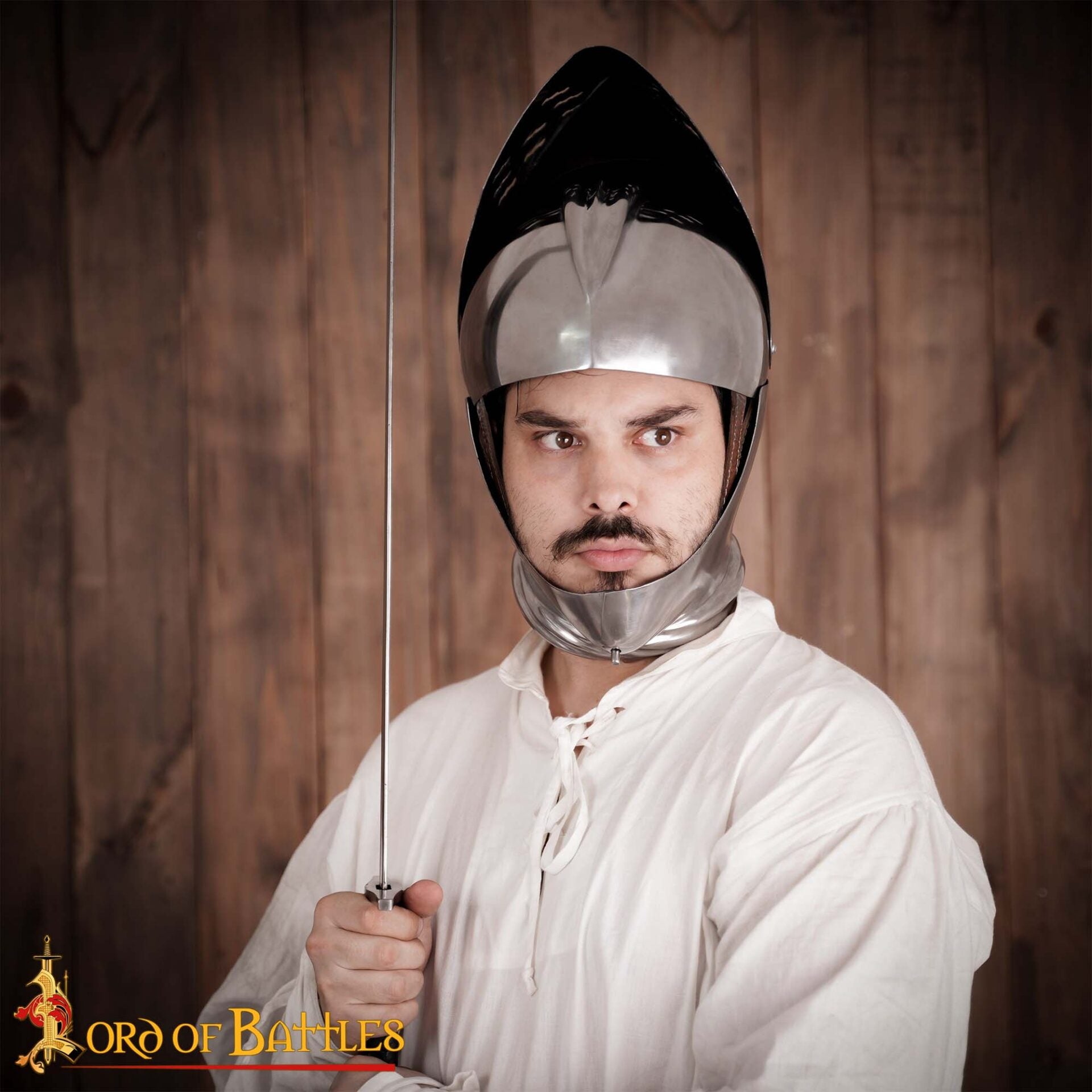 Imagen única de: Tudor Siglo Xvi Casco Cerrado / Armet