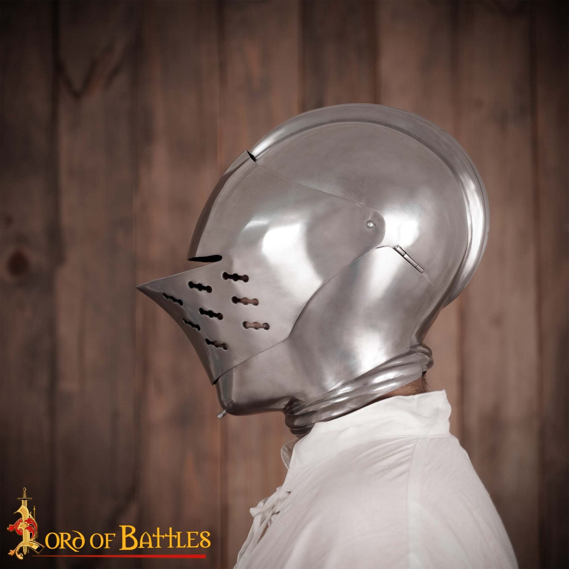 Imagen única de: Tudor Siglo Xvi Casco Cerrado / Armet