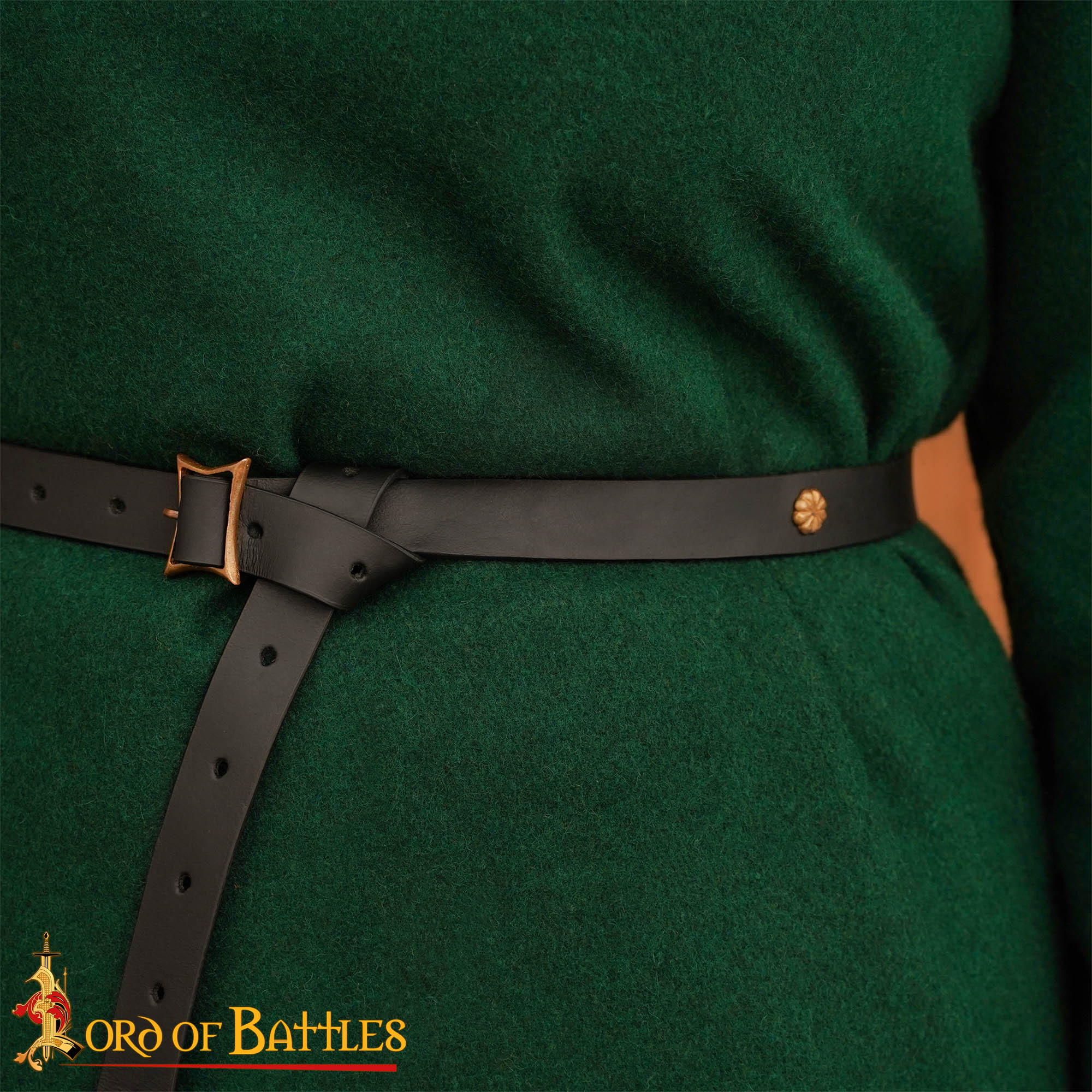 Imagen única de: Cinturón Altomedieval con Hebilla Rectangular de Bronce
