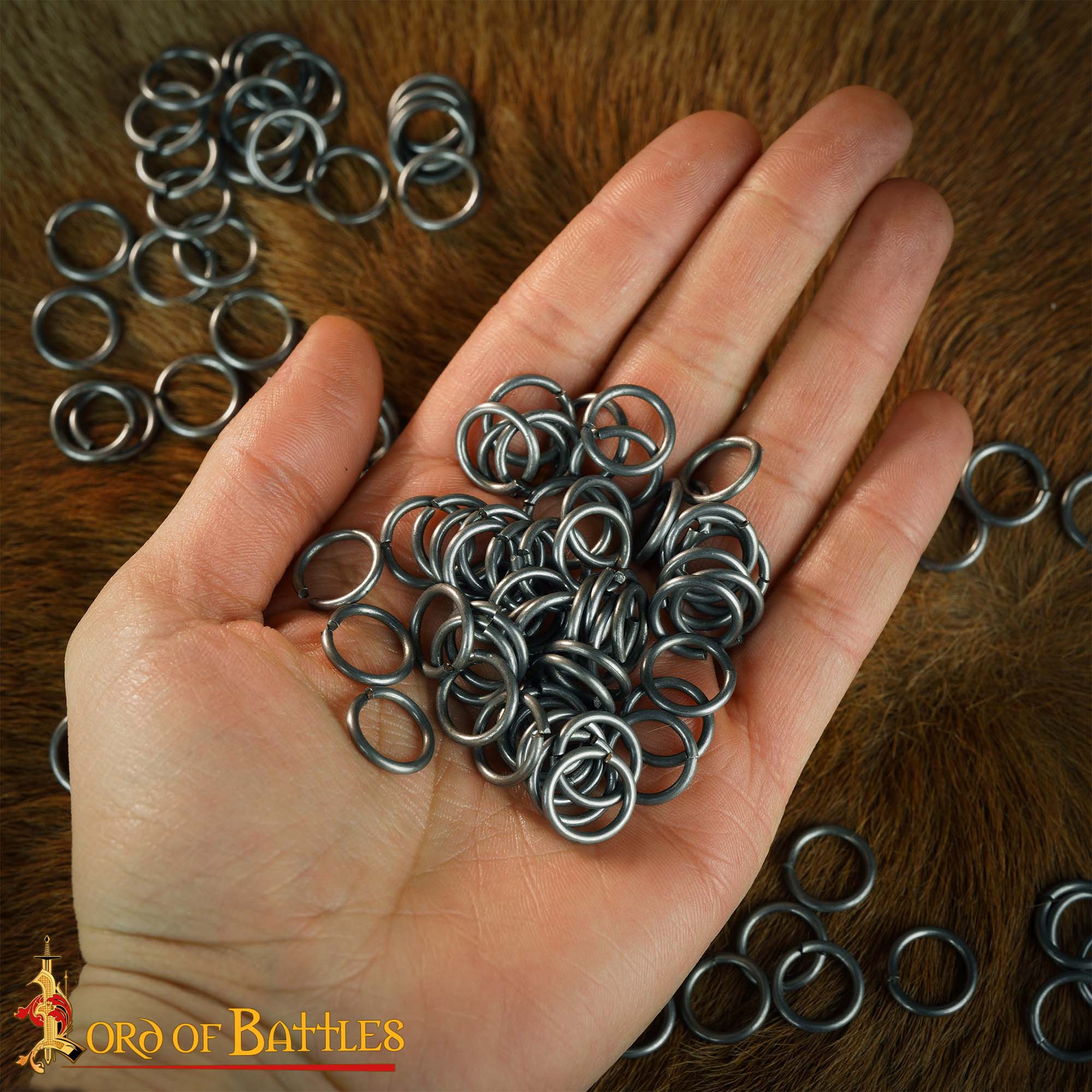 Imagen única de: Anillos Sueltos - Alambre de Acero Dulce de Alta Resistencia a la Tracción, Conificado, 9 Mm - Paquete de 1 Kg