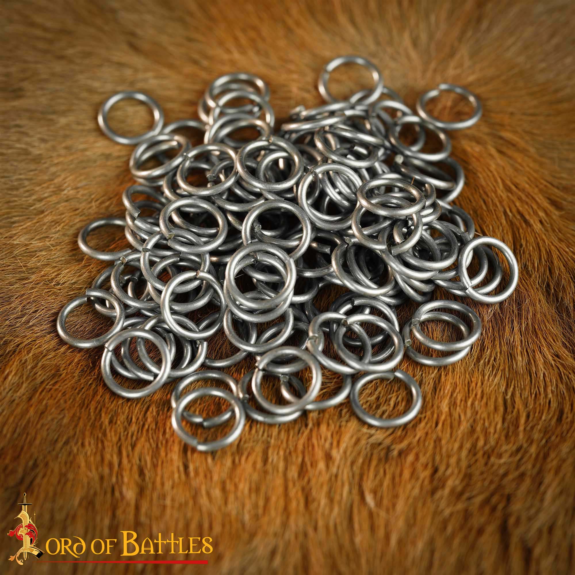 Imagen única de: Anillos Sueltos - Alambre de Acero Dulce de Alta Resistencia a la Tracción, Conificado, 9 Mm - Paquete de 1 Kg