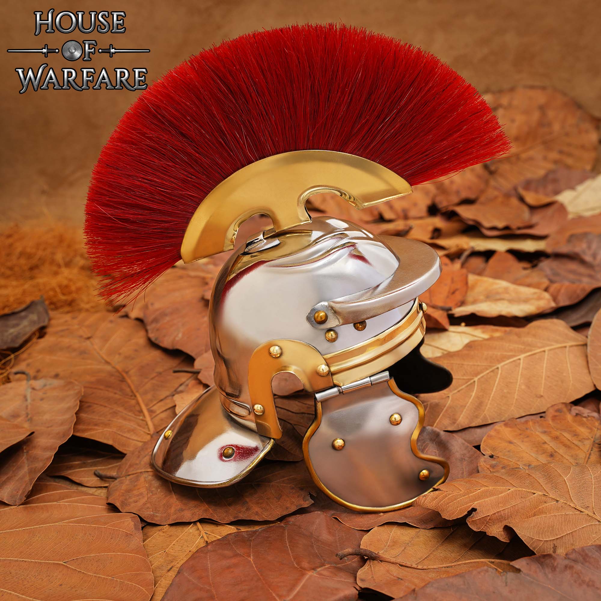 Mini Yelmo Legionario Romano con Expositor de Madera - Imagen 2