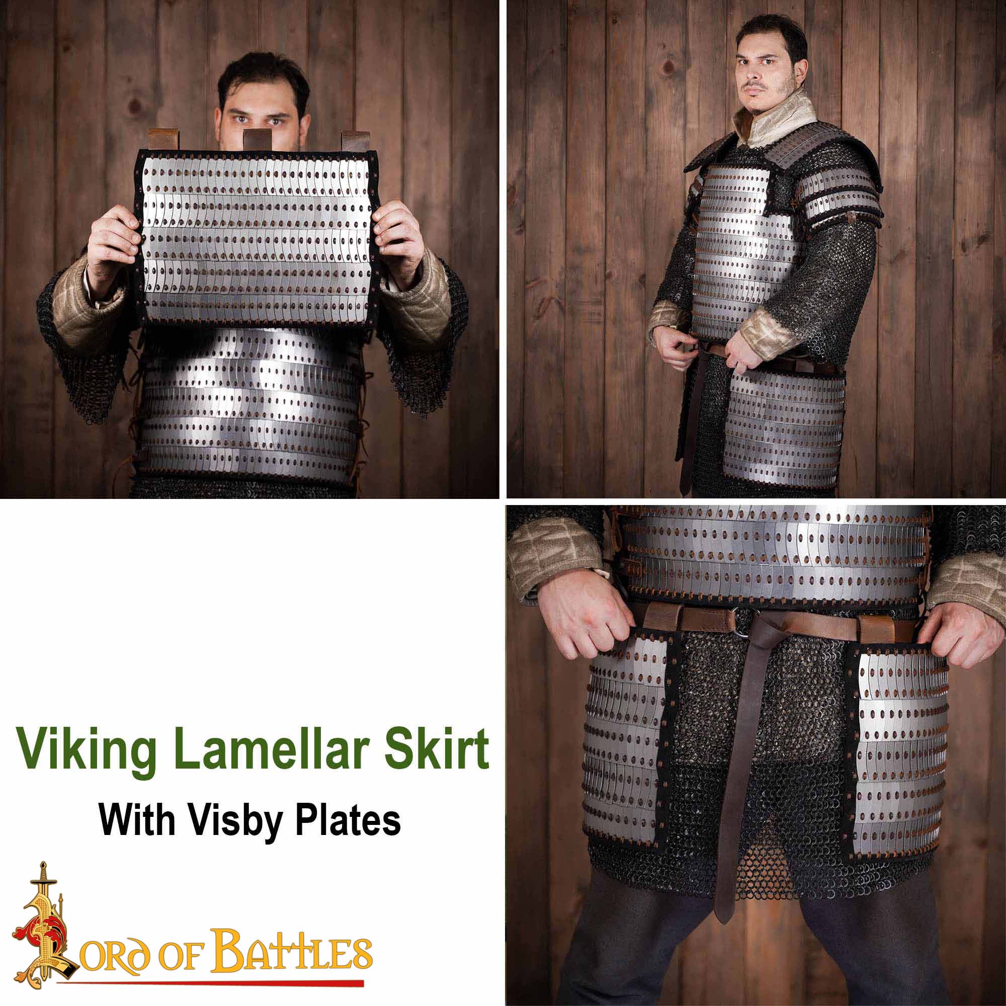 Imagen única de: Falda Lamelar Vikinga con Placas Visby