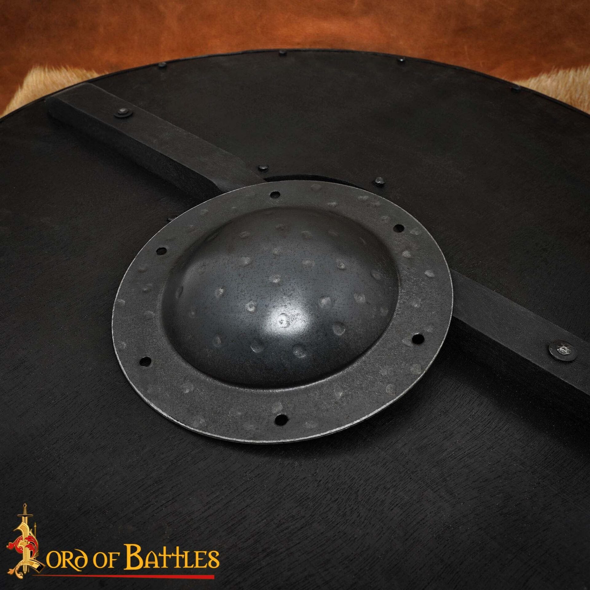 Imagen única de: Umbo Medieval Forjado a Mano para Escudos Vikingos y Normandos