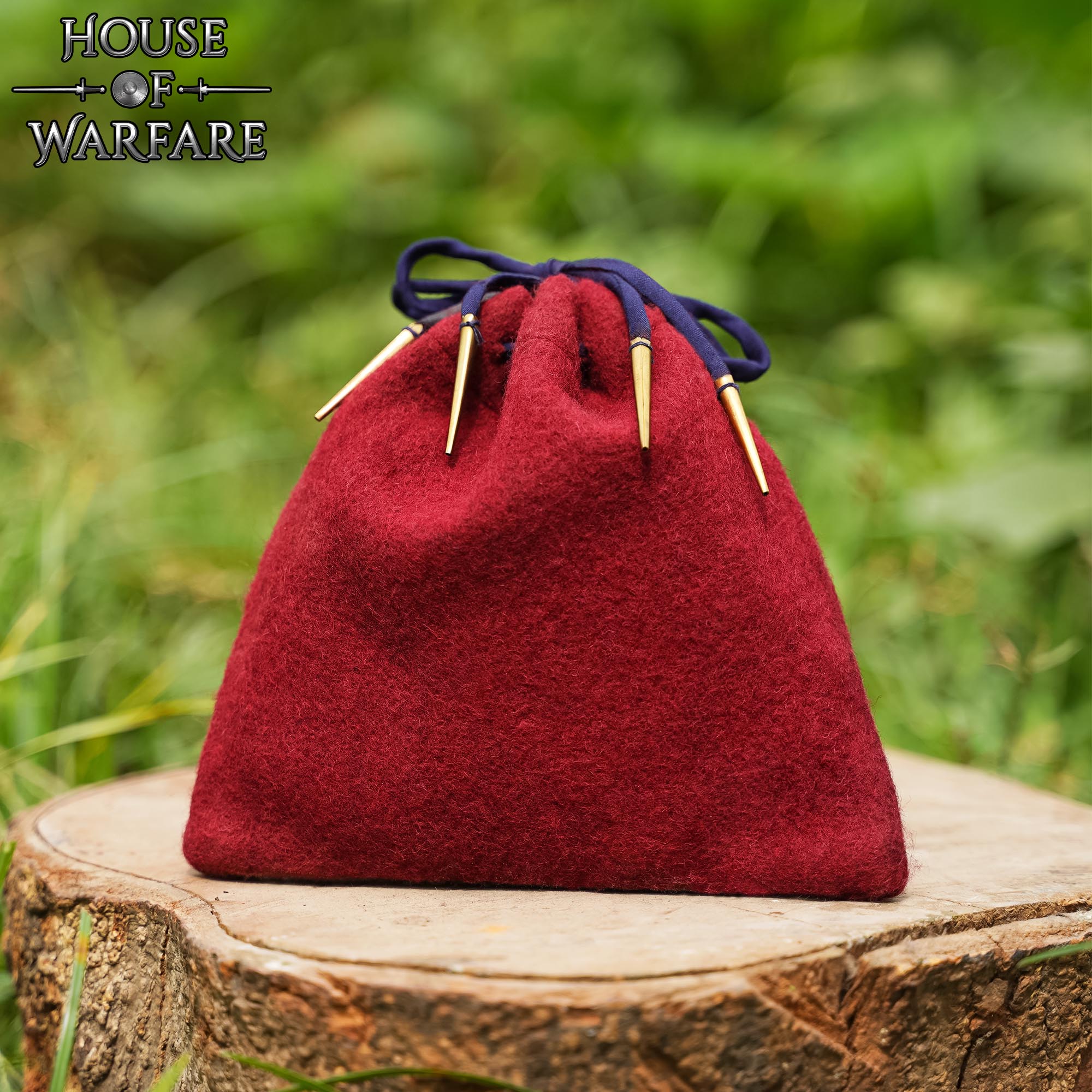 Imagen única de: Bolsa Medieval de Lana con Cordón