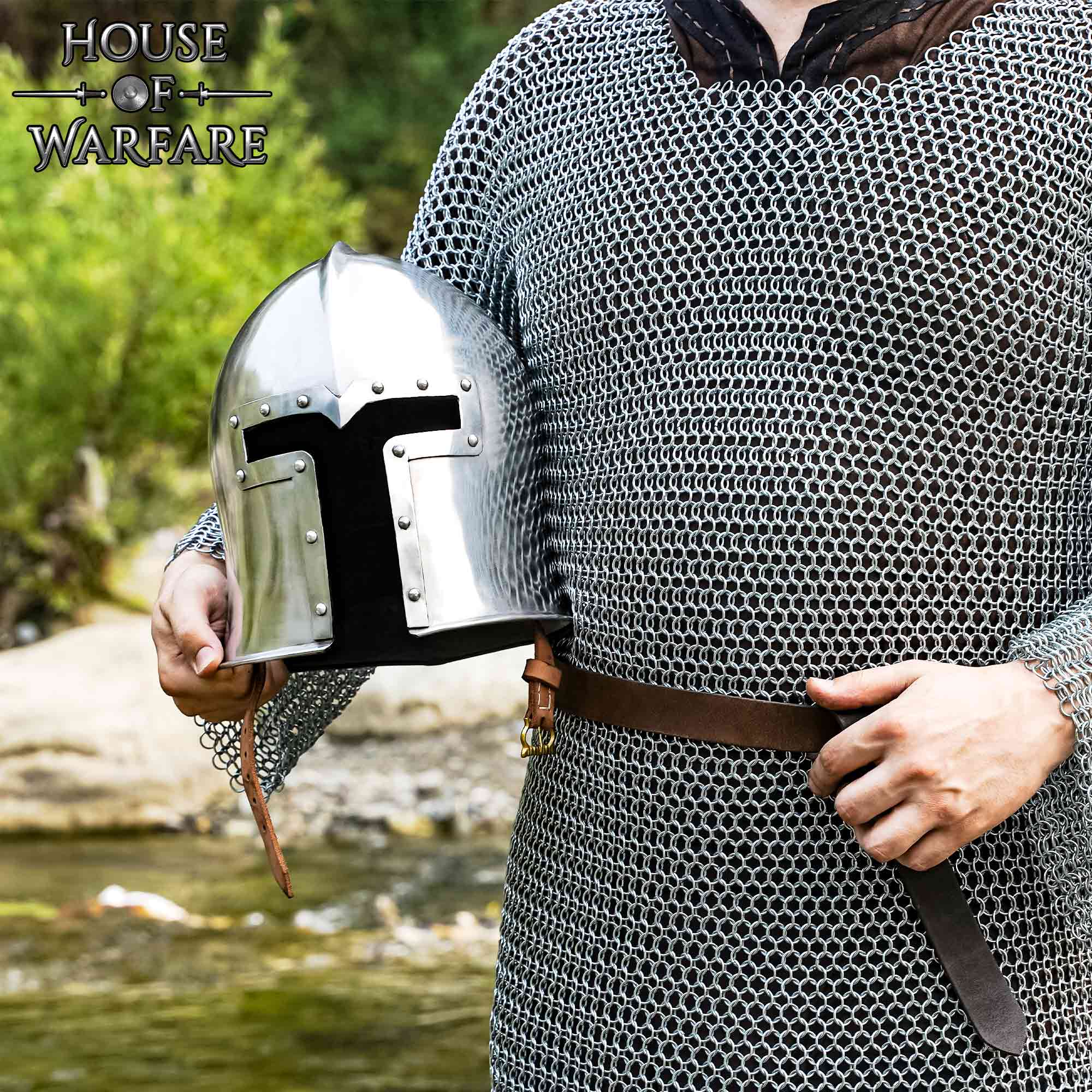 Imagen única de: Casco de Barbudo Italiano del Siglo Xv, Calibre 18