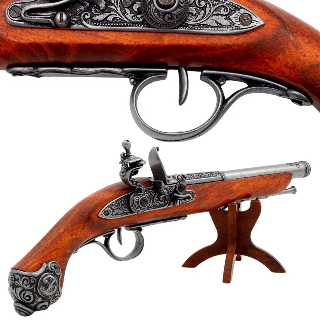 Imagen única de: Pistola De Chispa, Siglo XVIII Réplica No Funcional 1077