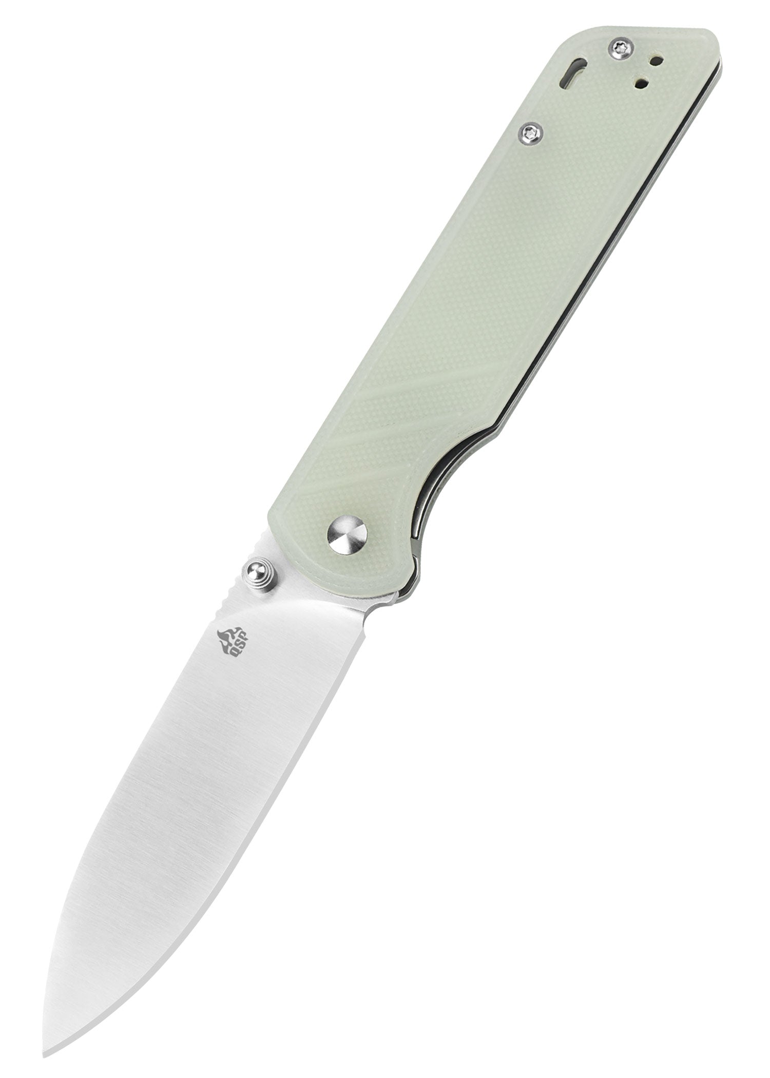 Imagen única de: Navaja Parrot, Hoja Satinada, Mango Jade G10