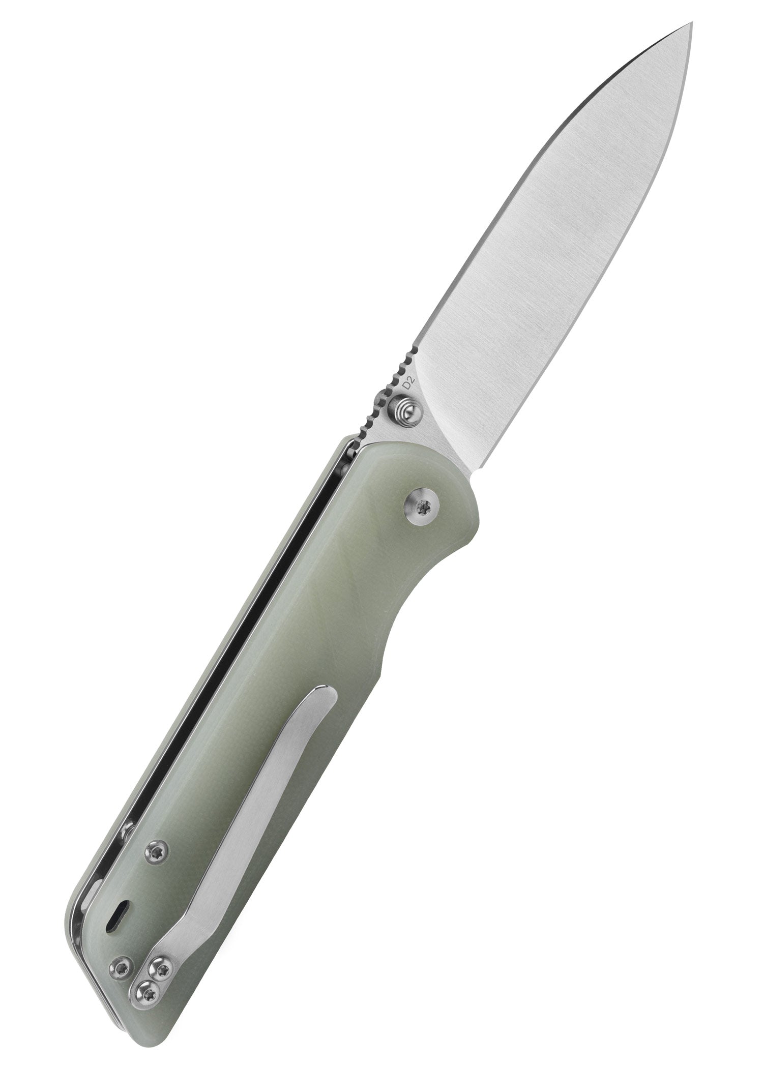 Imagen única de: Navaja Parrot, Hoja Satinada, Mango Jade G10
