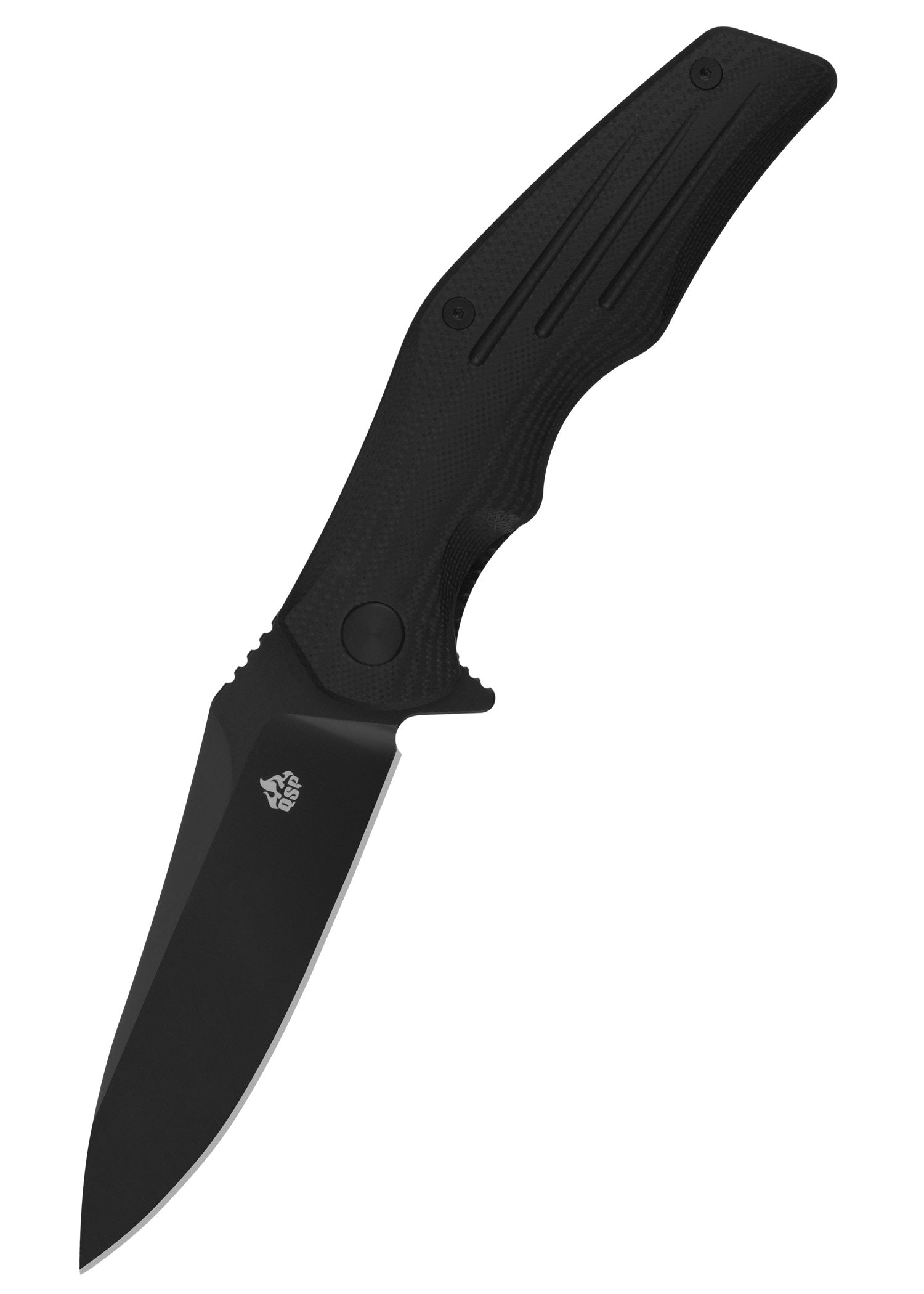 Imagen única de: Navaja Pangolin, Hoja Negra, Mango G10 Negro