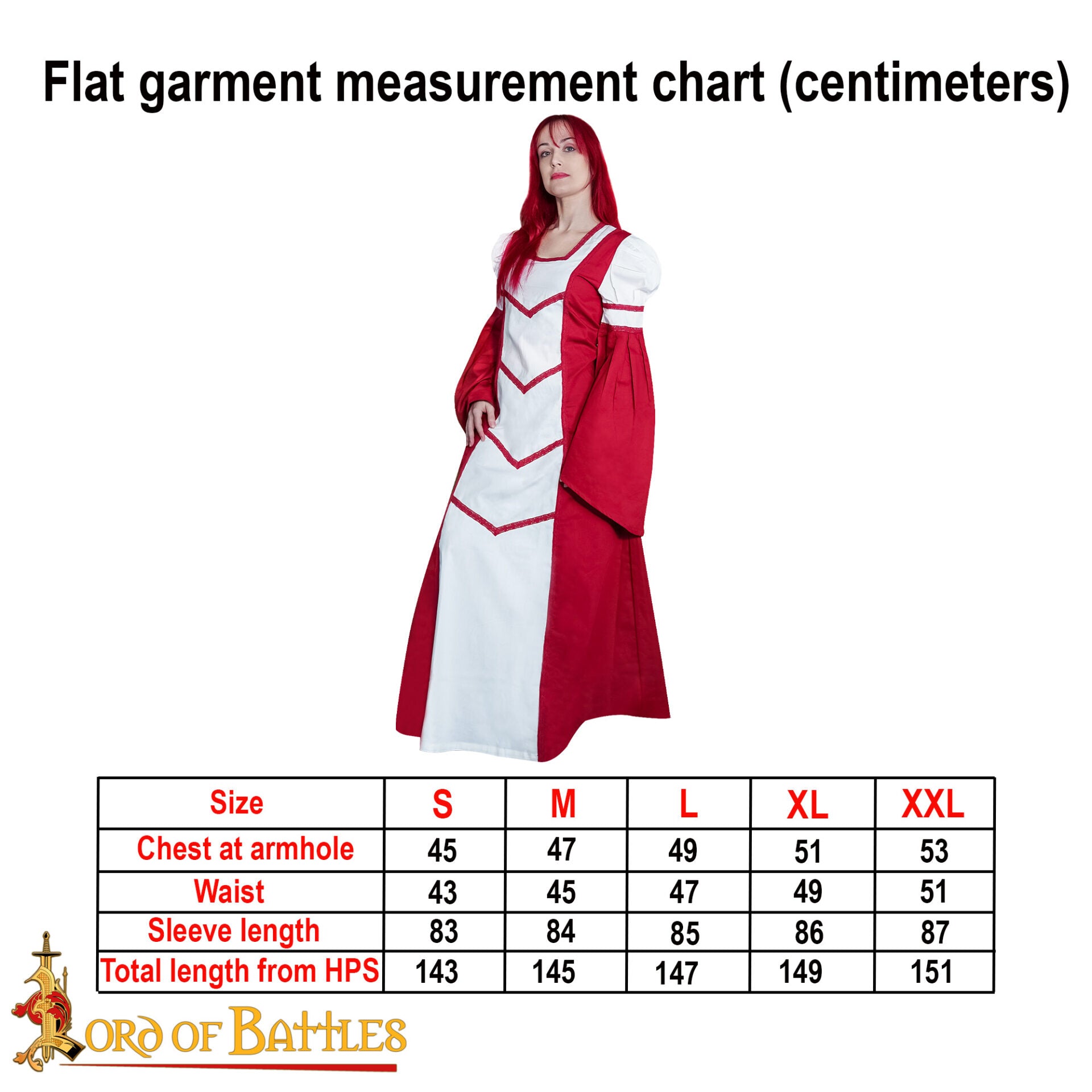 Vestido Medieval de Algodón Isabella