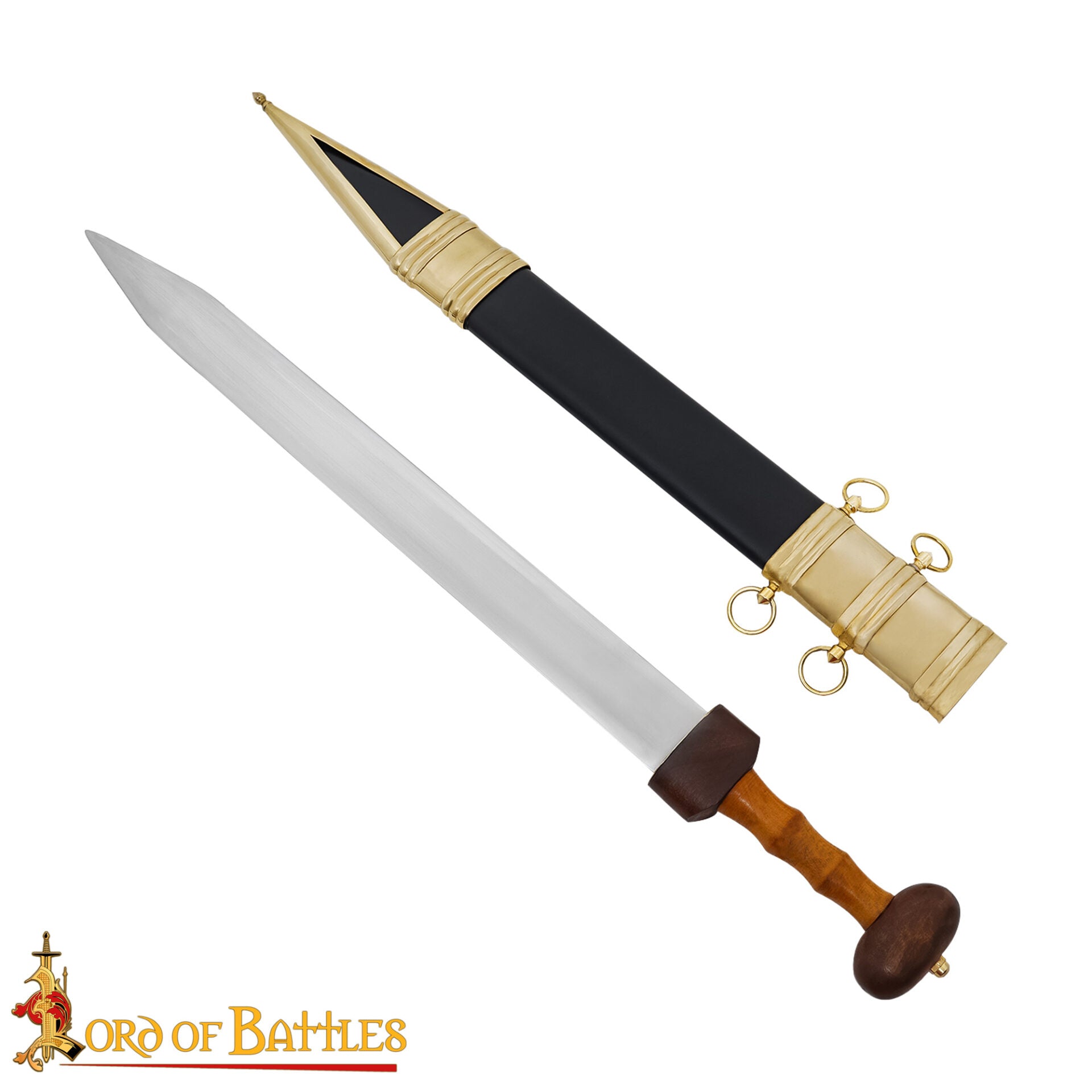 Espada Romana de Colección Gladius con Vaina - Espada Corta Histórica de los Legionarios Romanos, de Exposición y Colección - Imagen 4