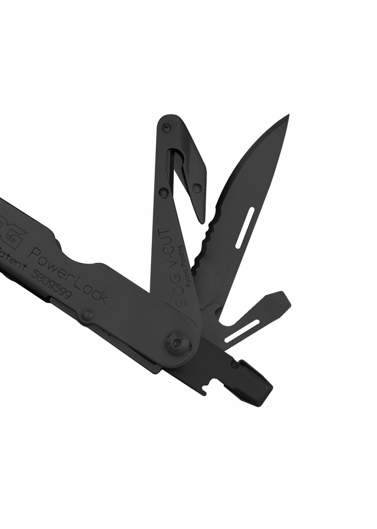 Imagen única de: Sog Powerlock Eod W-v-cutter, Óxido Negro, Multiherramienta